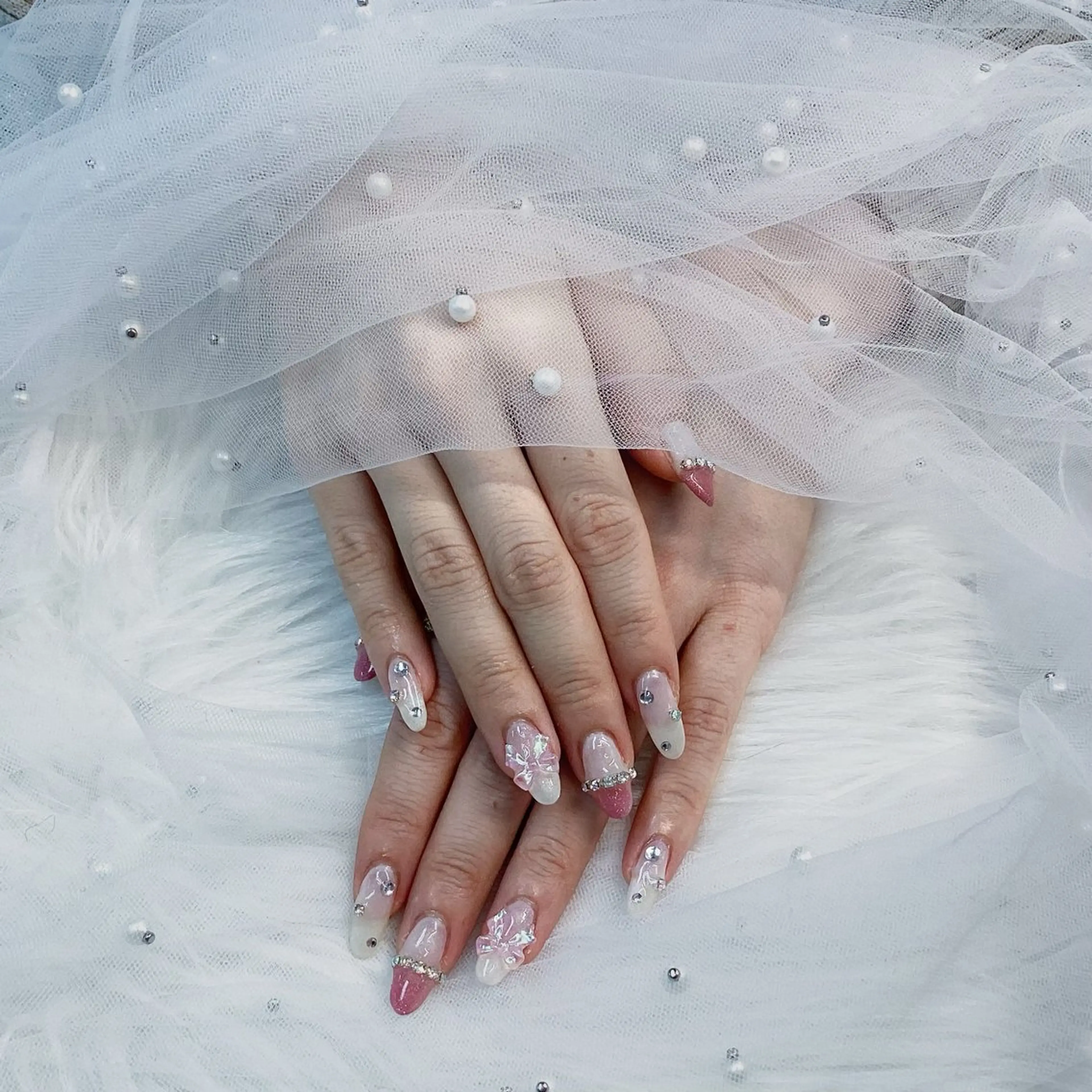 ネイル パーツ全部¥110 サロンミミのネイルデザイン