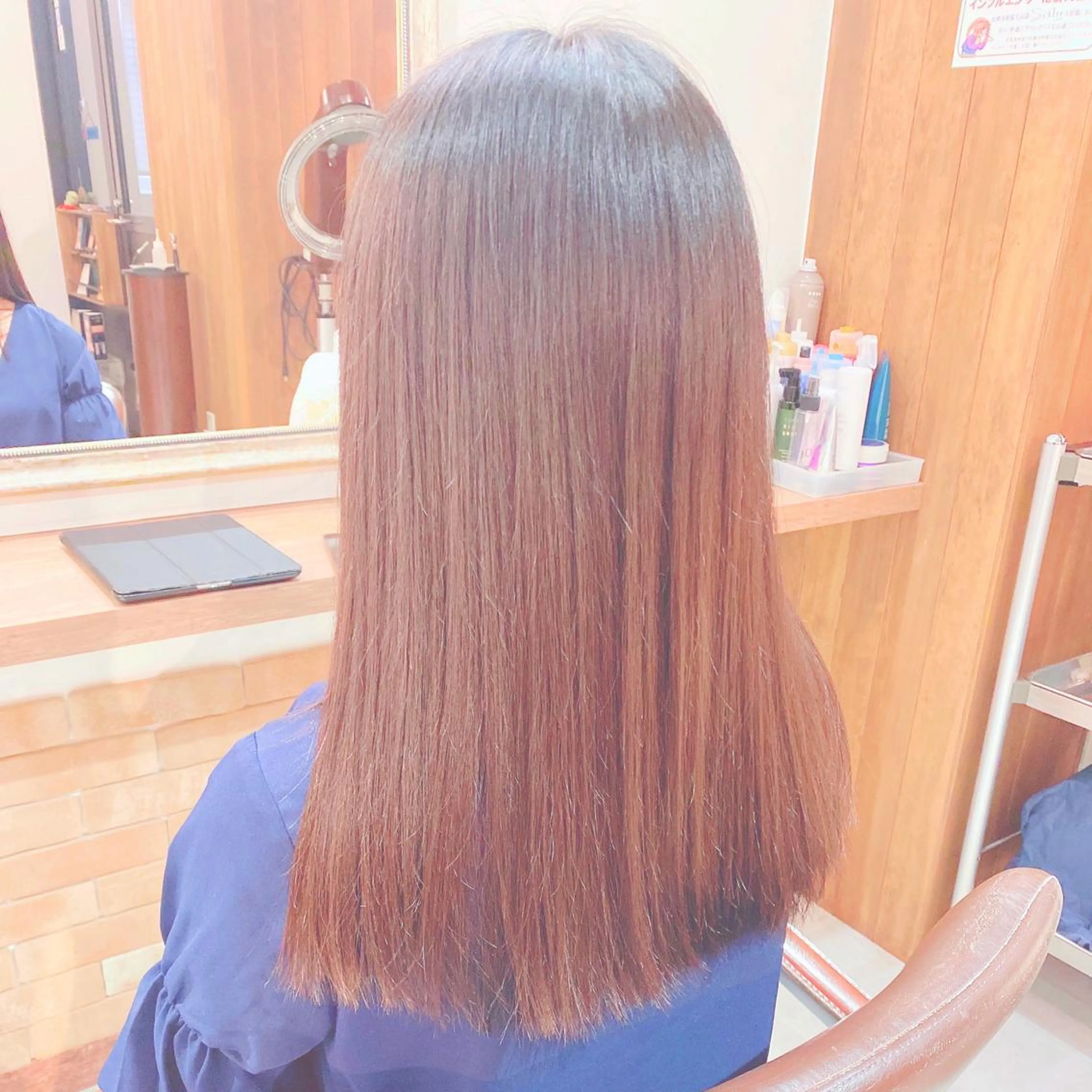 ロング 切りっぱなしロブ SALOWIN 池袋Suite店所属・髪質改善特化 安東駿介のヘアスタイル