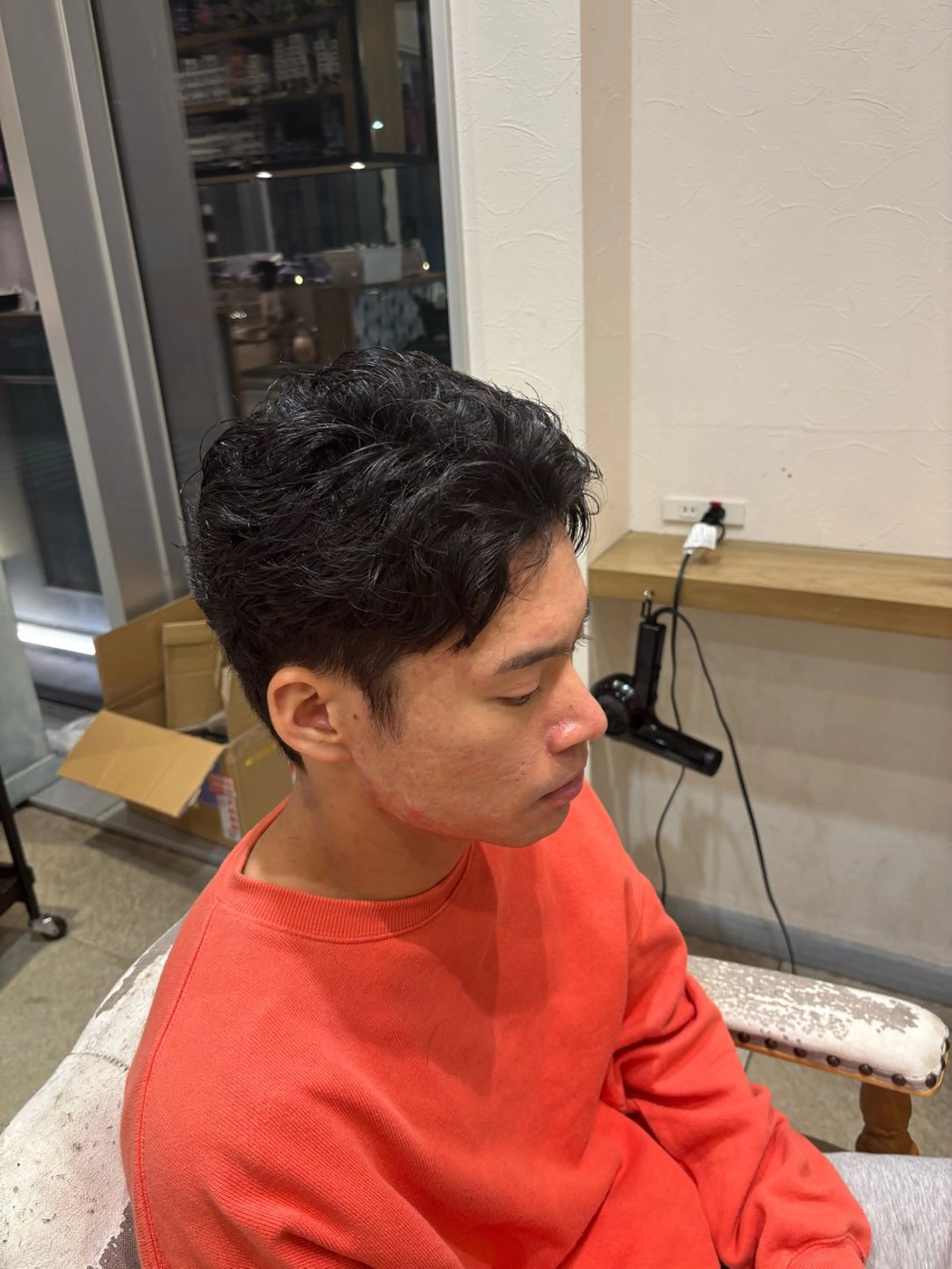 メンズ スパイキーショート 渡邉 結衣のヘアスタイル