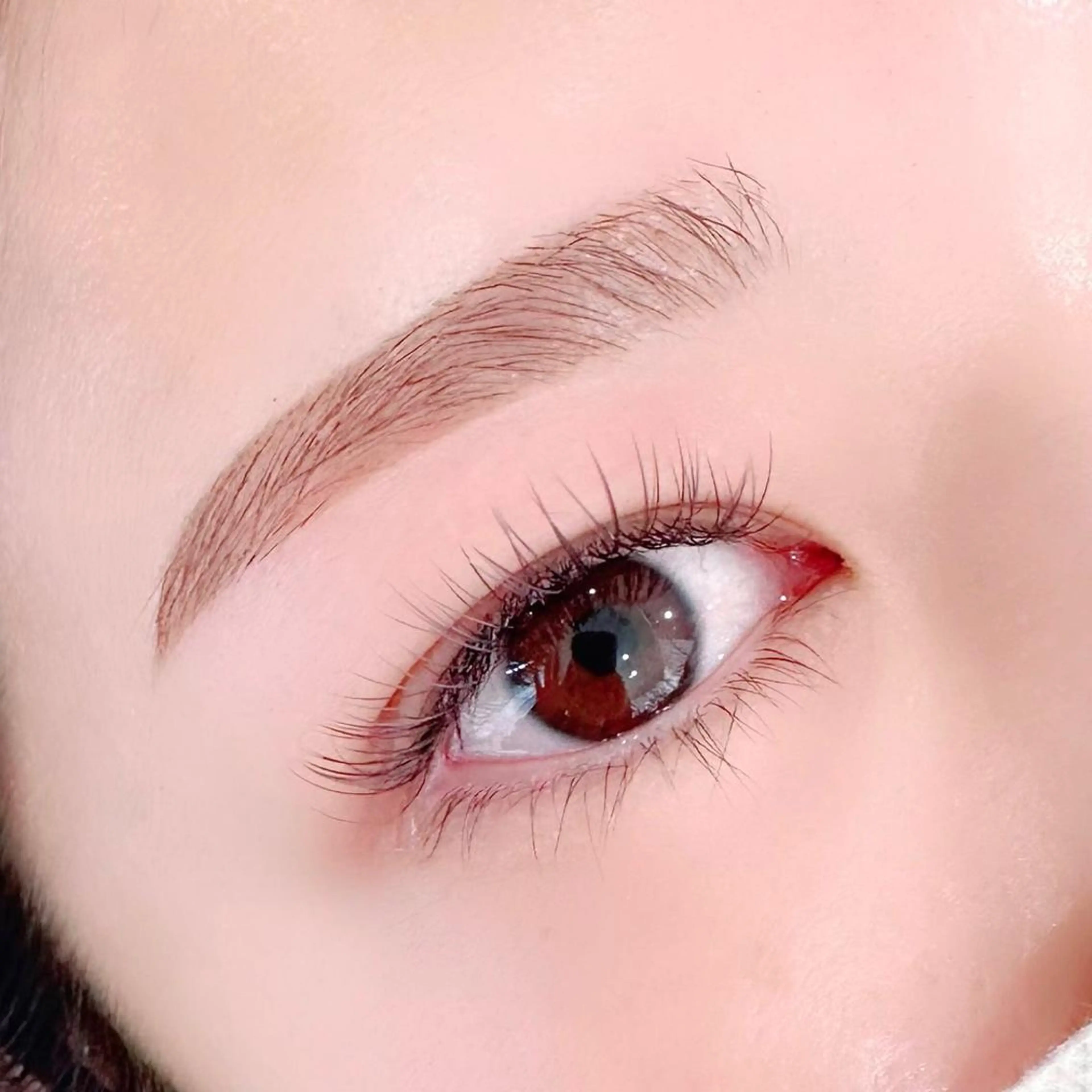 マツエク・マツパ アイブロウ 眉カラー 眉毛ワックス脱毛 フラットラッシュ NALU by felizのマツエク・マツパデザイン