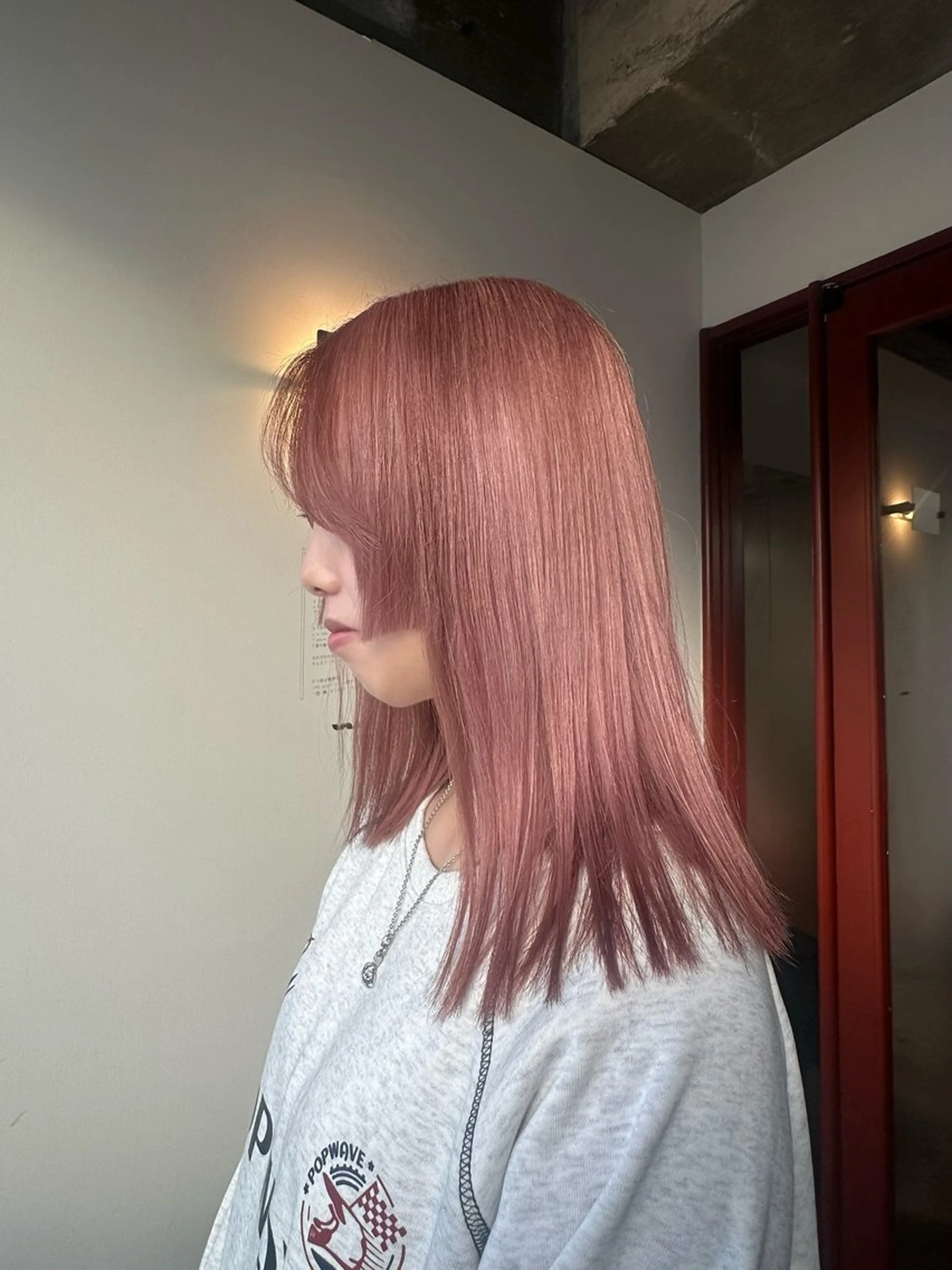 セミロング 顔周りカット unit.所属・unit./ ReNnaのヘアスタイル