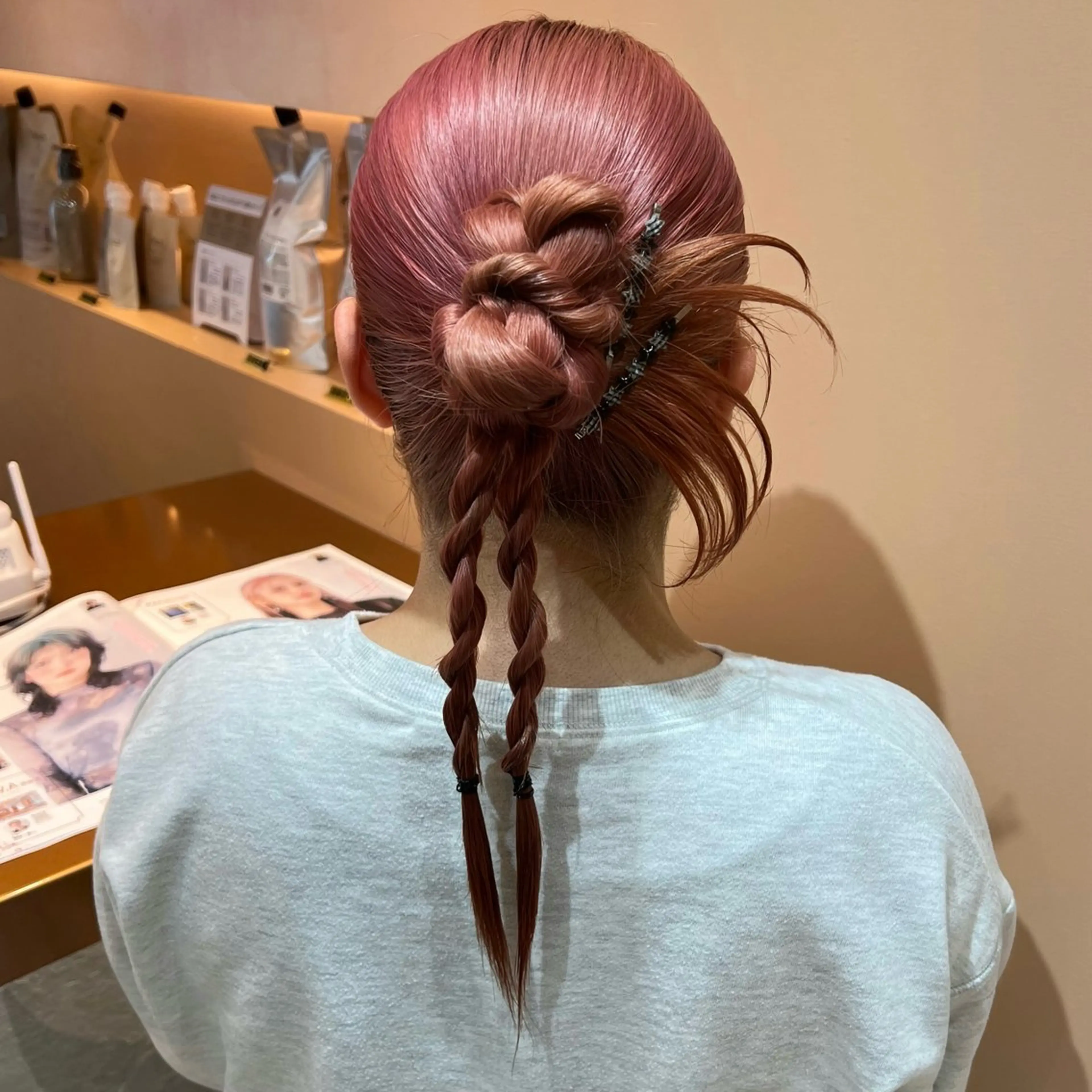 セミロング ヘアセット ✨カチモリ✨レイヤー 韓国ヘア🇰🇷ゆいのヘアスタイル