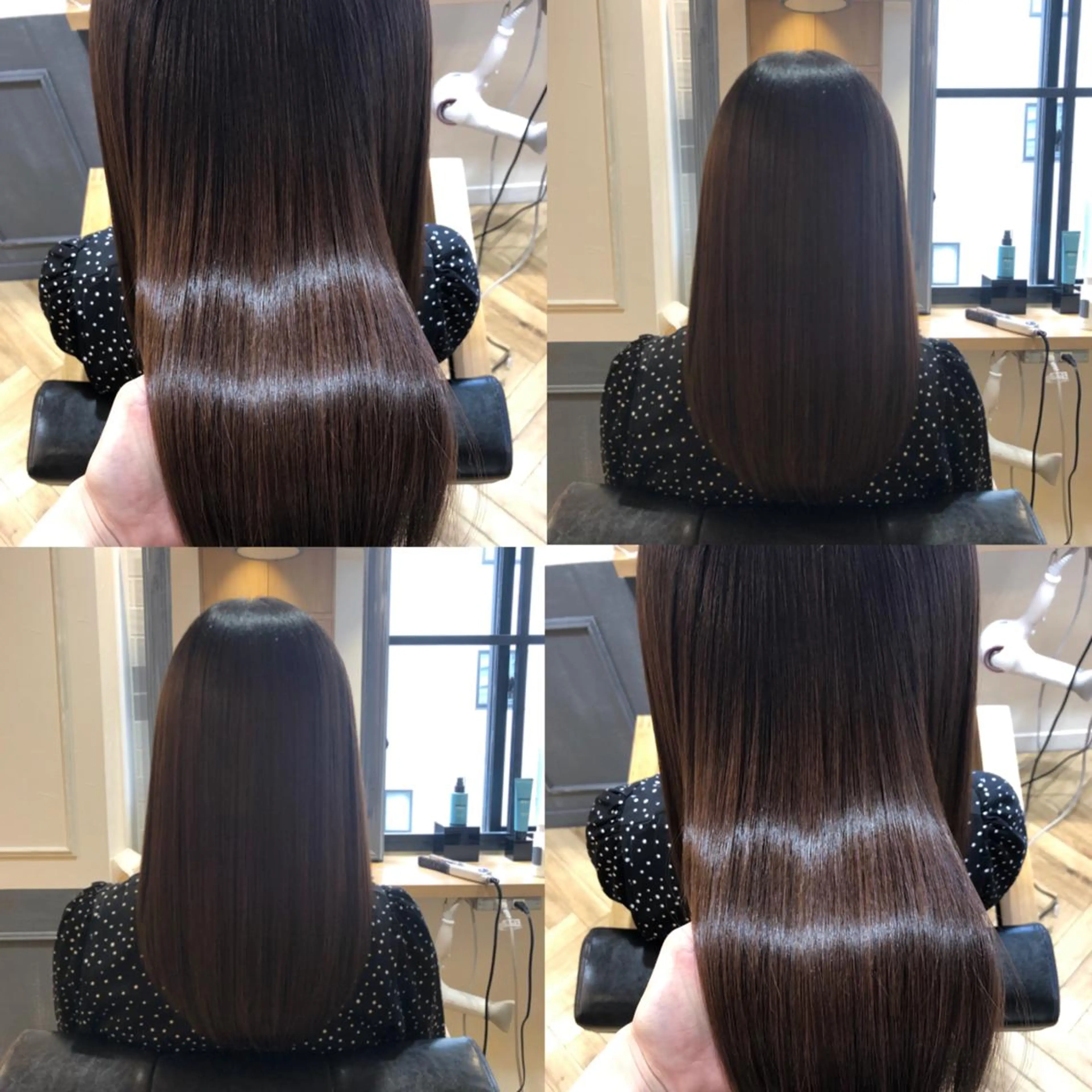 セミロング 艶カラー/韓国顔周り 🎀mamiのヘアスタイル