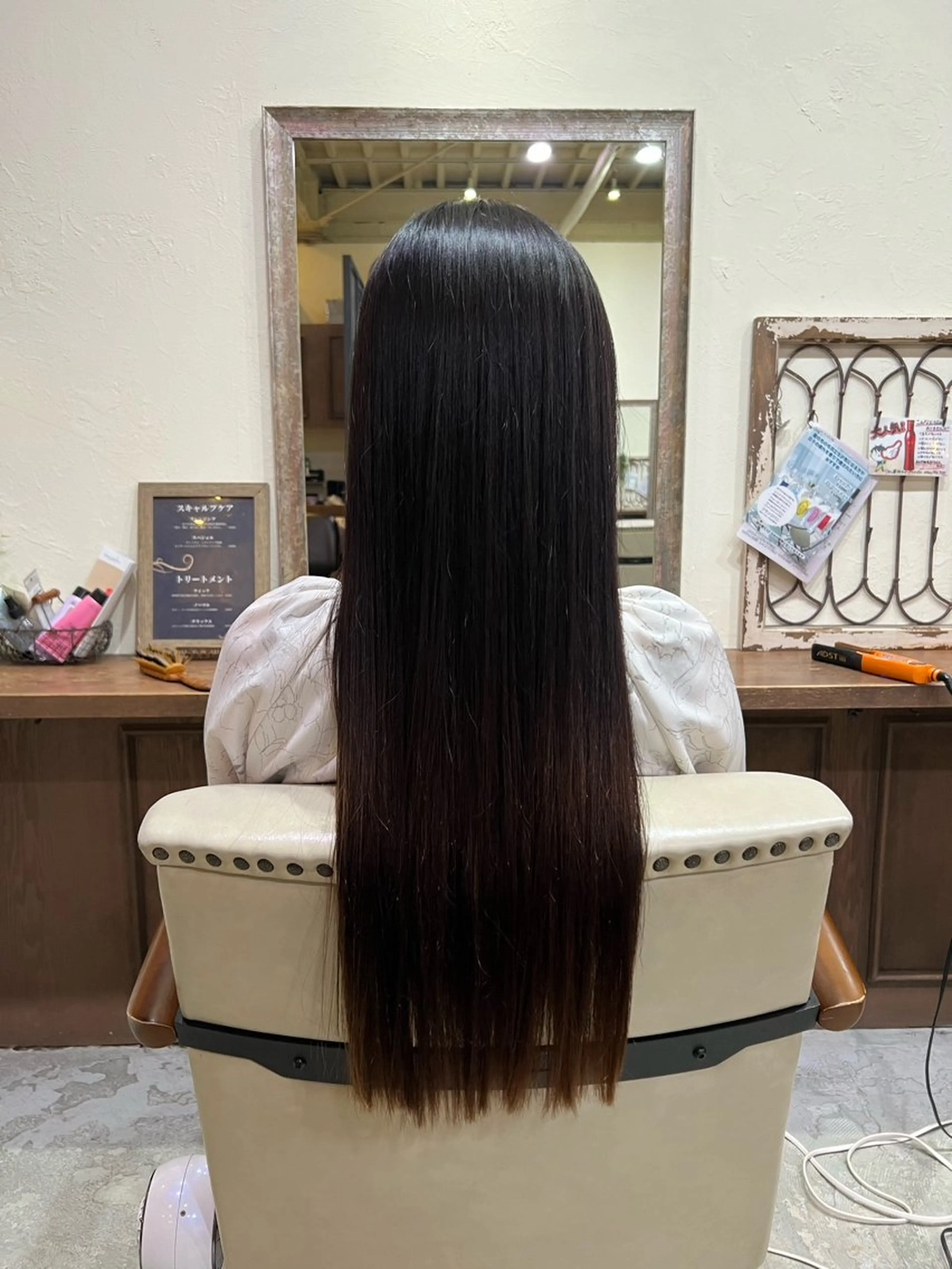 ロング カット 縮毛矯正 高橋 葵のヘアスタイル
