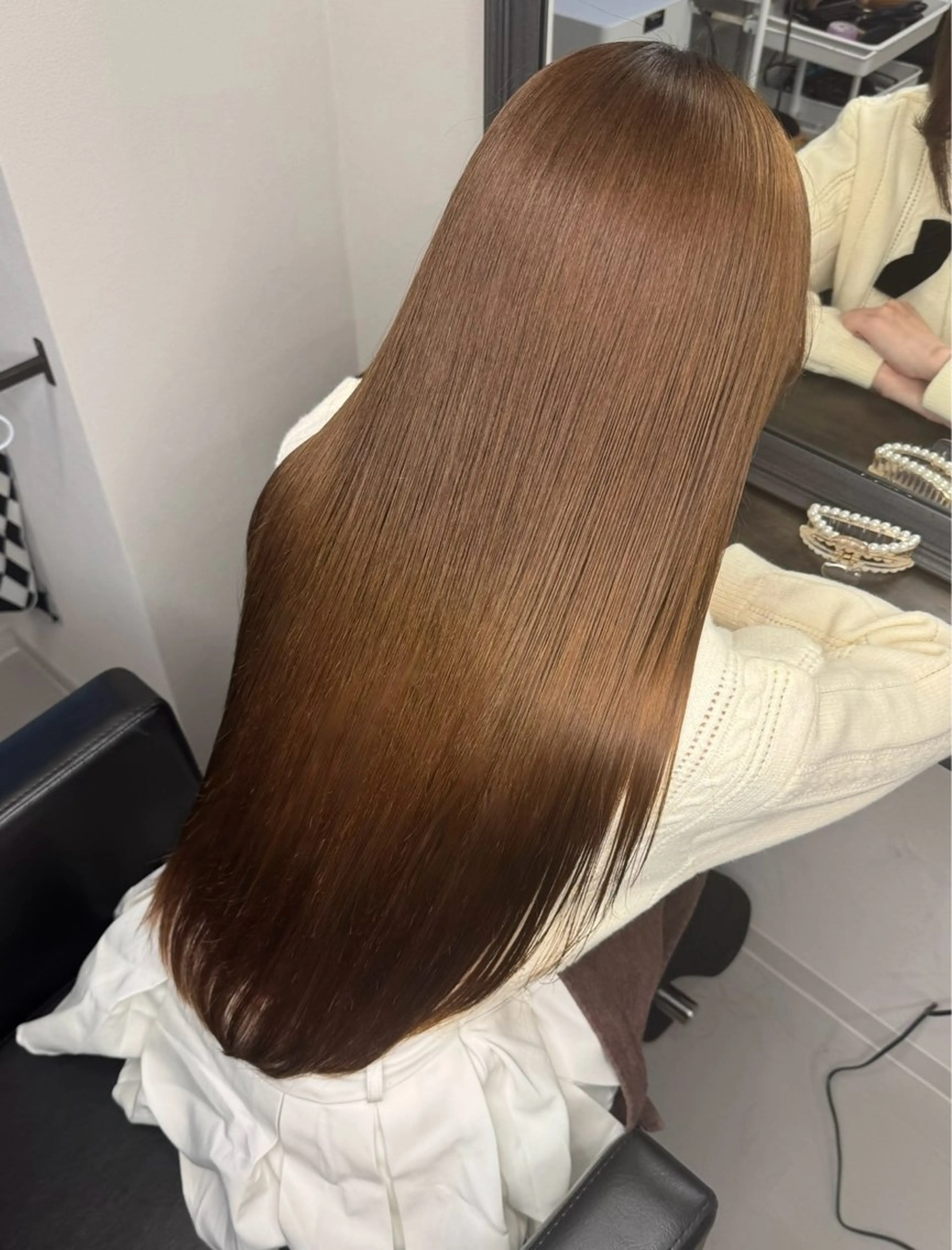 ロング カラー カット ヘアカラー トリートメント XYZ新宿所属・縮毛矯正/韓国 /店長/KANATOのヘアスタイル