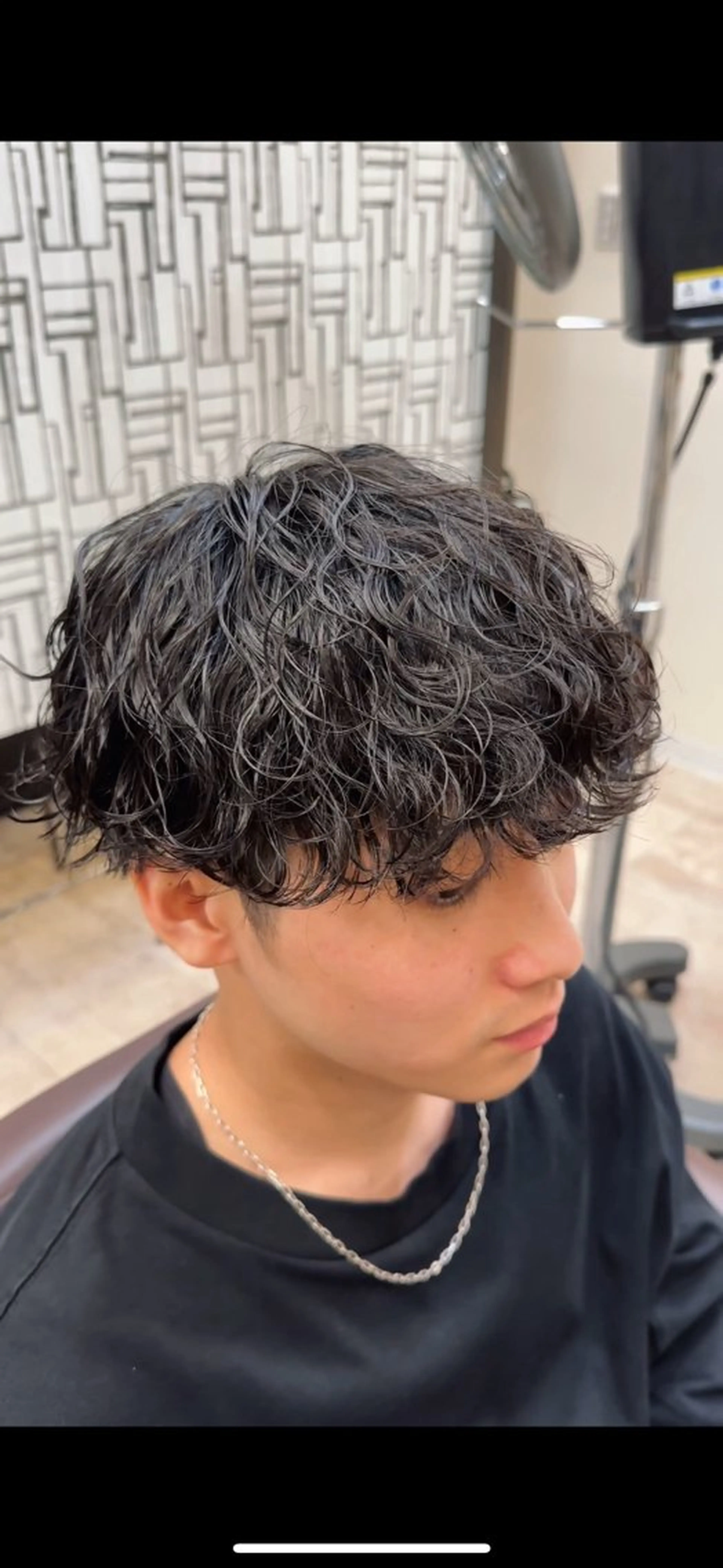 パーマ メンズ カット パーマ RITZ 小平颯真のヘアスタイル