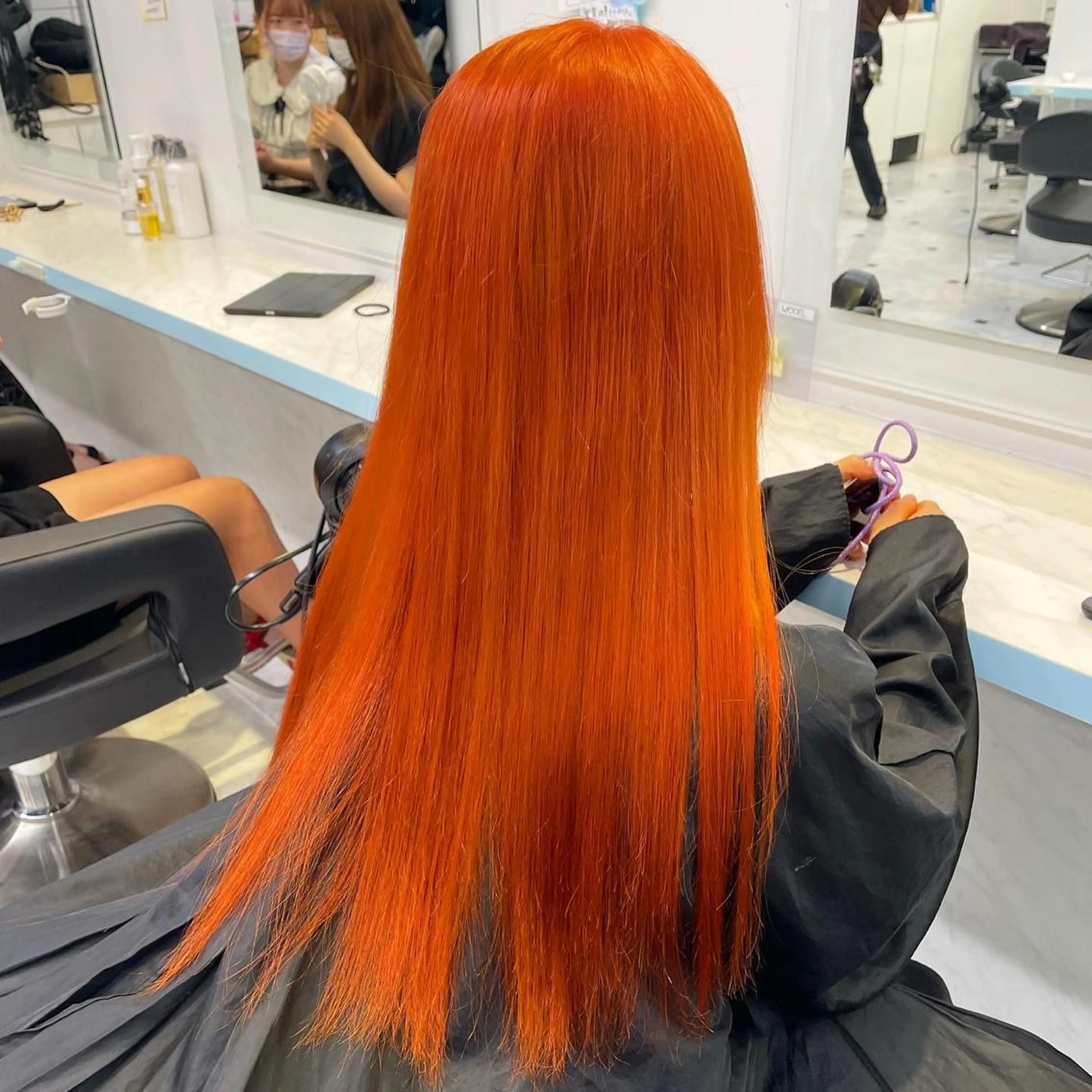 セミロング ヘアカラー トリートメント 髪質改善/ハイトーン /新宿/Takutoのヘアスタイル