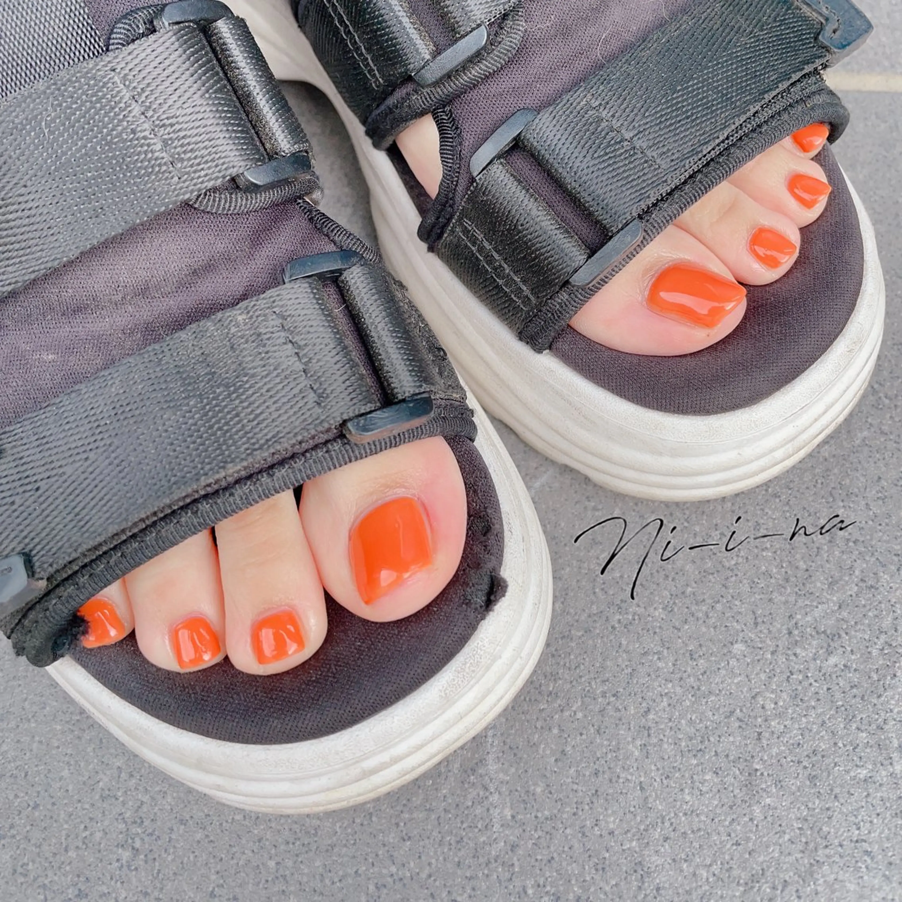 【Foot】ワンカラー（他店付け替え）の写真