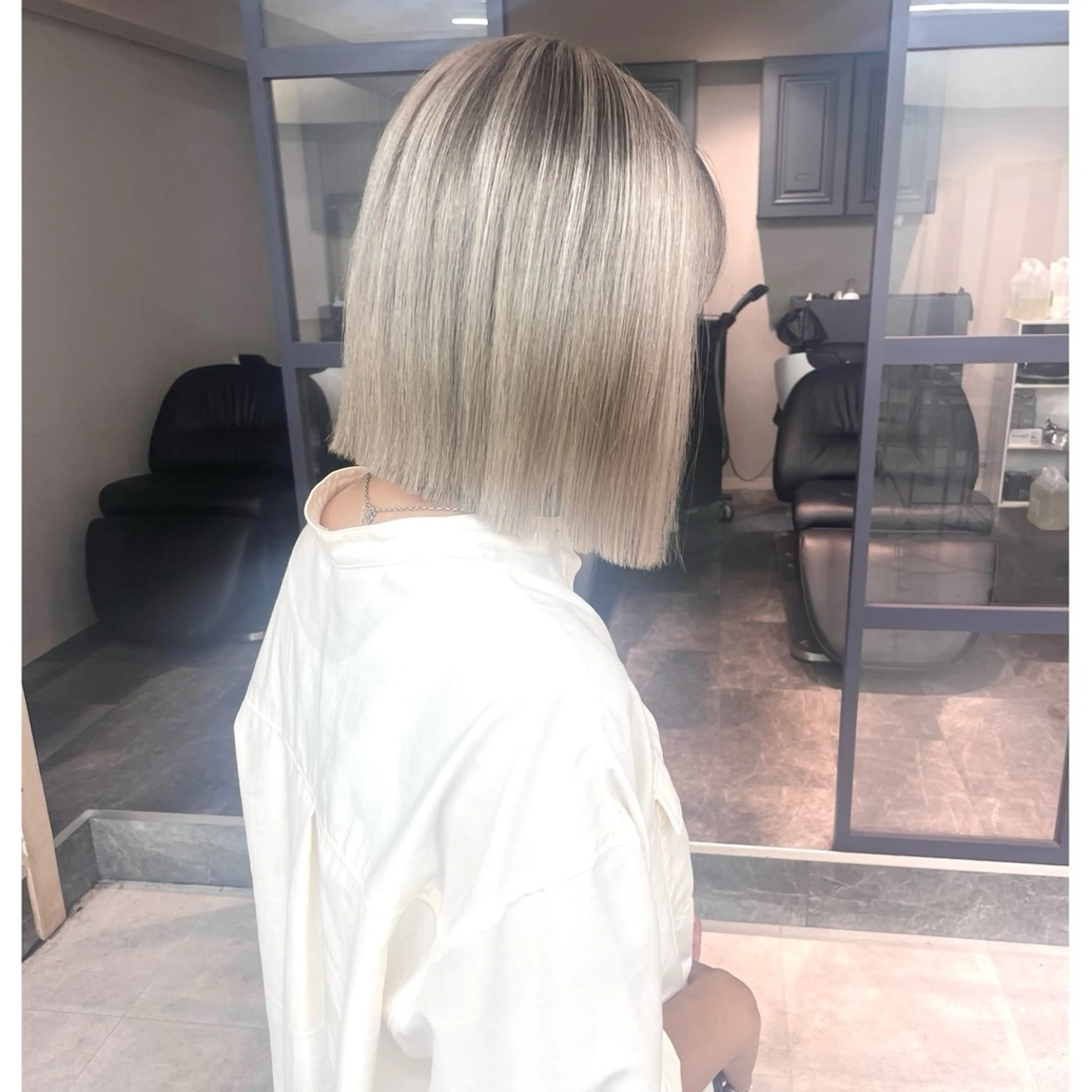 ショート カラー カット ヘアカラー トリートメント 奥山義進/大宮 /ダブルカラーのヘアスタイル