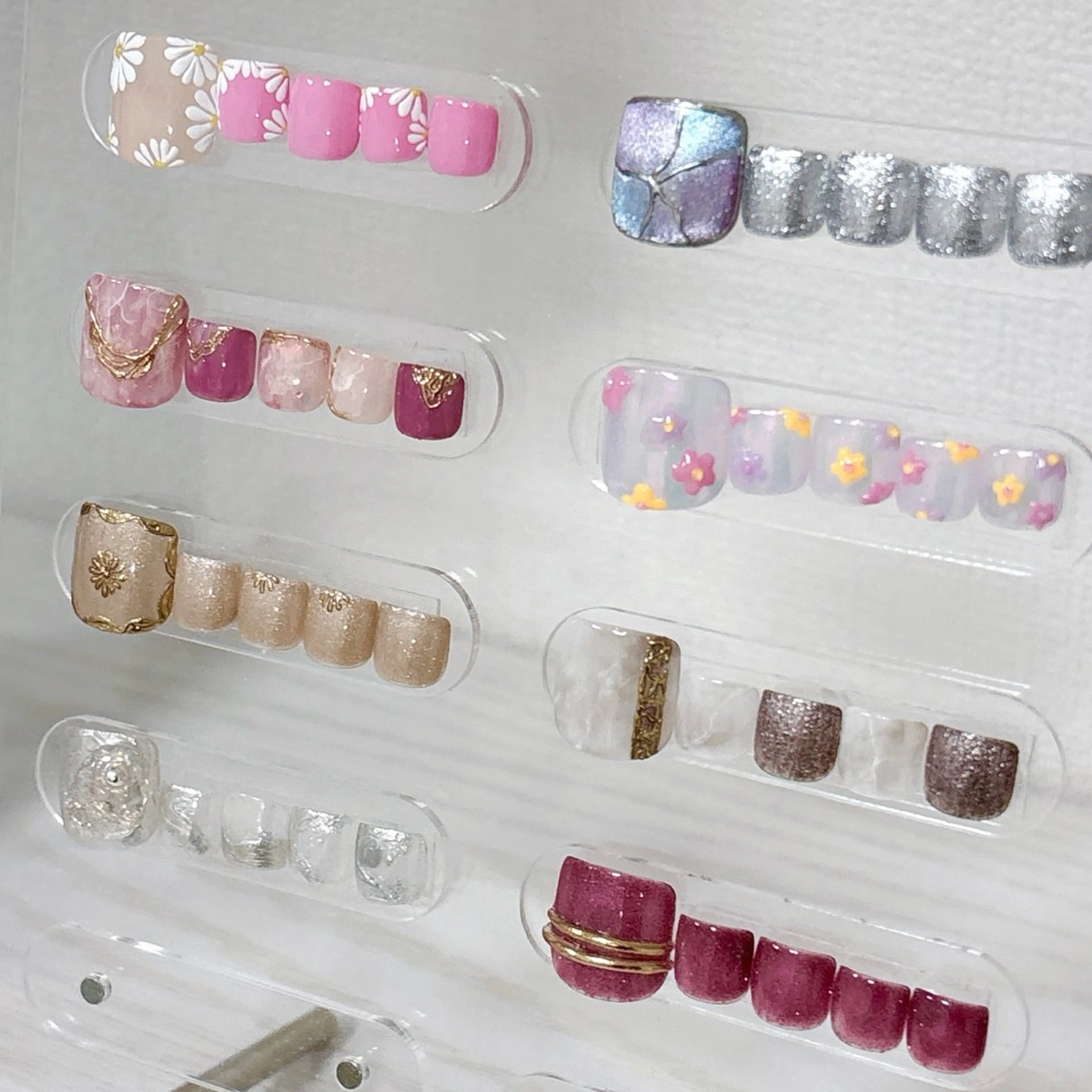 ネイル フットネイル Li'a Bloom所属・🦋🤍 madoka🤍のネイルデザイン