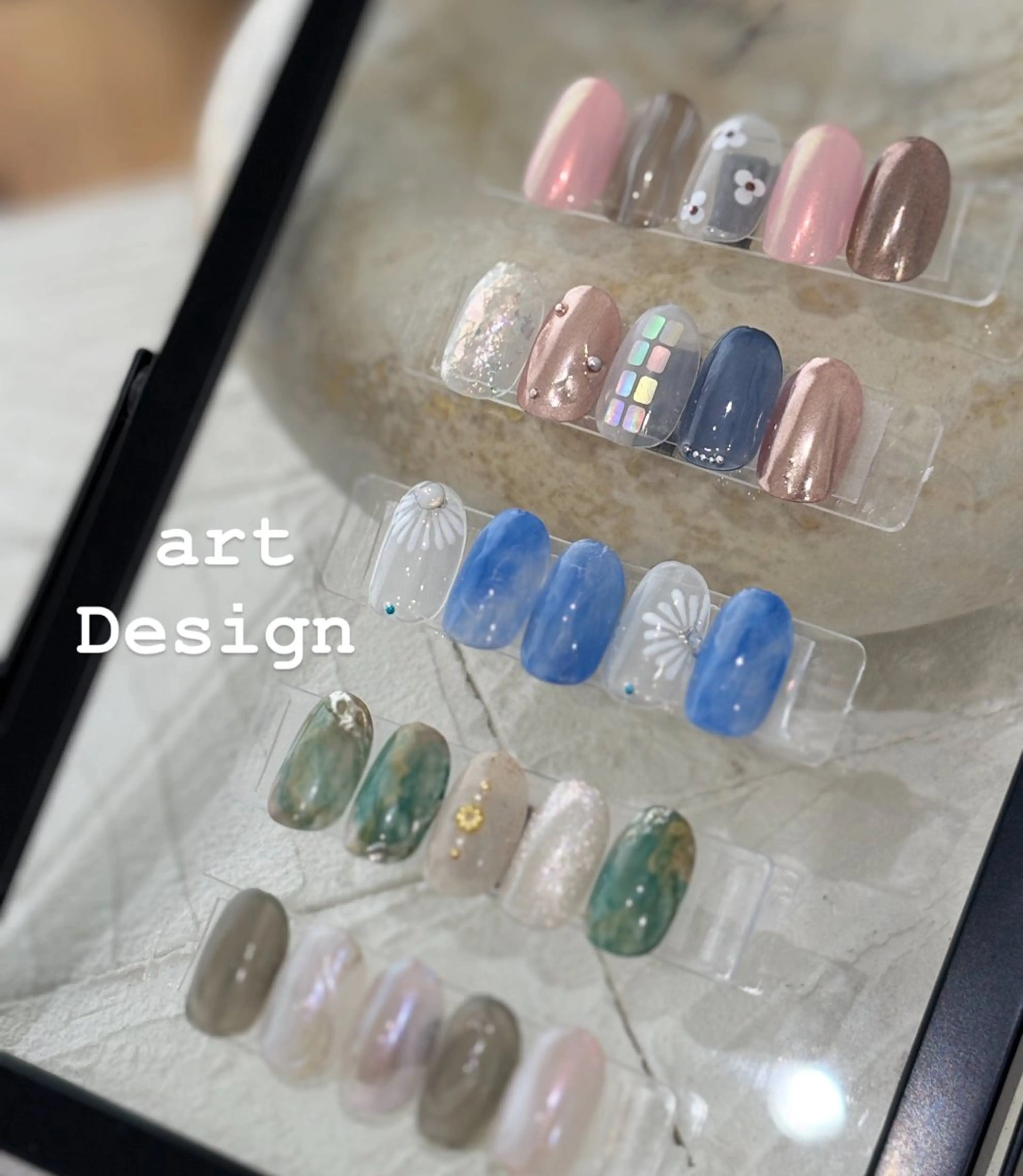 ネイル アートネイル ハンドネイル caddly naoのネイルデザイン