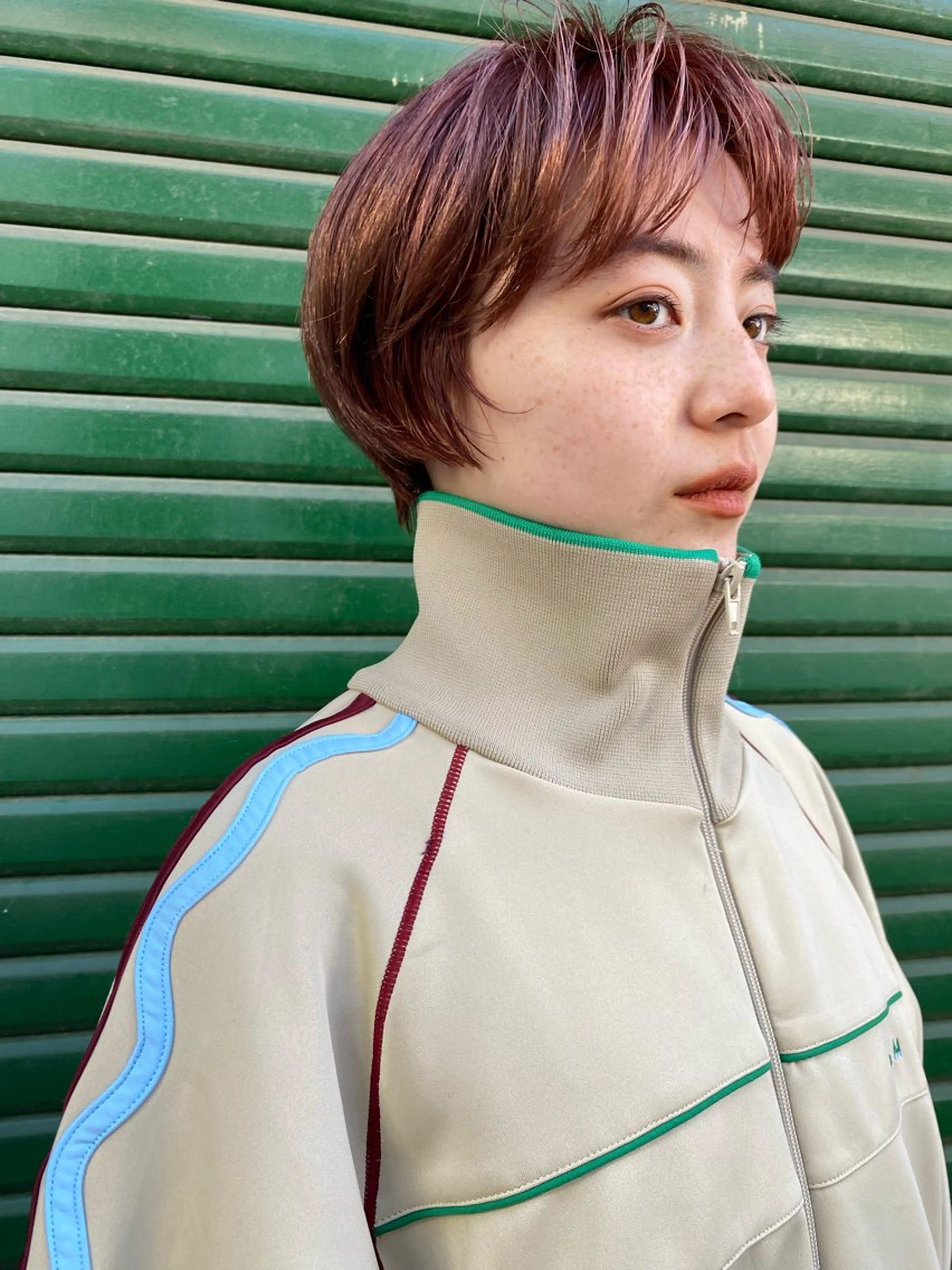 【暖色系カラー】カット➕ブリーチ無しダブルカラー➕トリートメントの写真