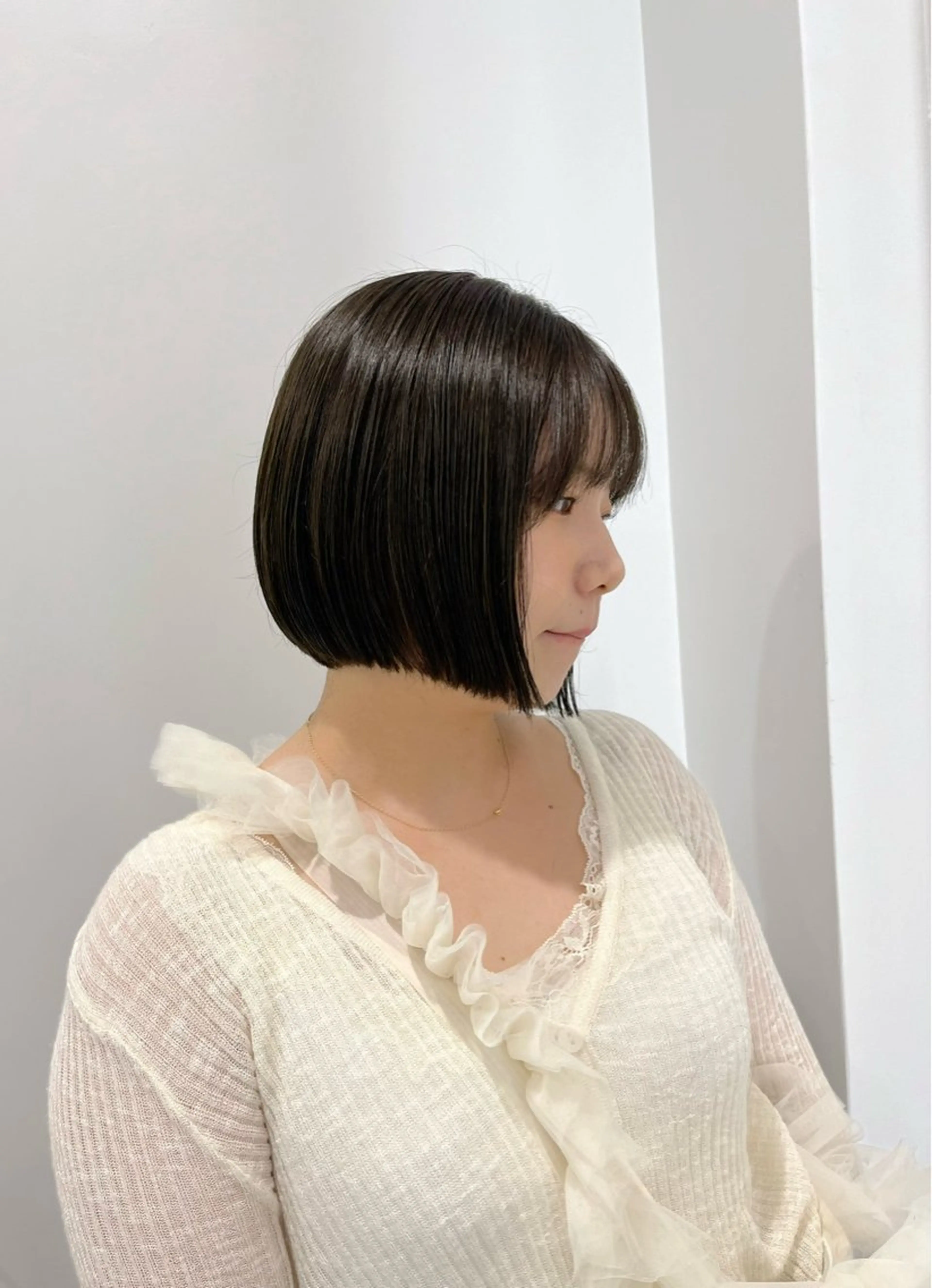 ショート ボブ 縮毛矯正/ハイトーン /パーマ/前原汐🎐のヘアスタイル