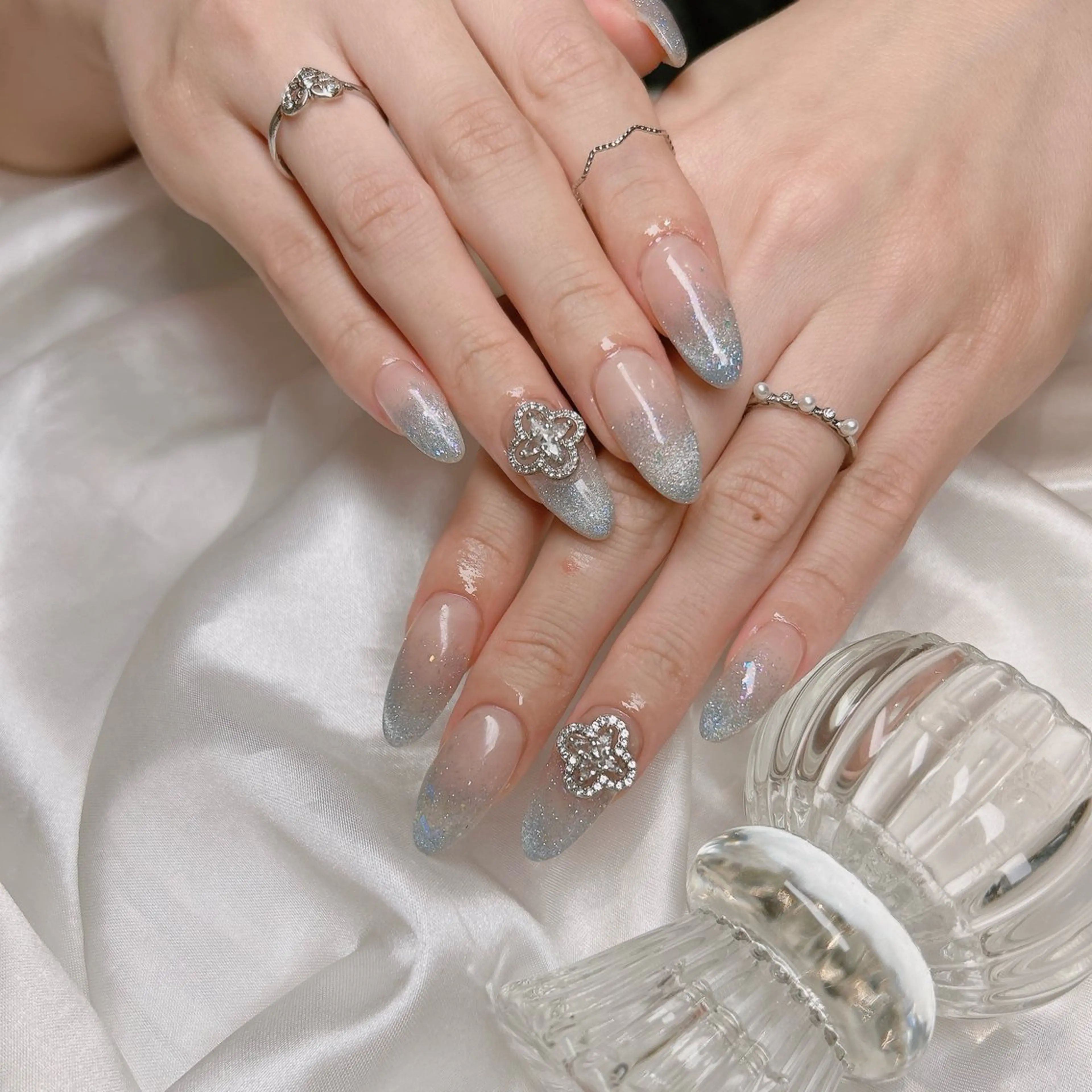 ネイル フラッシュネイル マグネットネイル ハンドネイル junna 金山.東別院.上前津のネイルデザイン