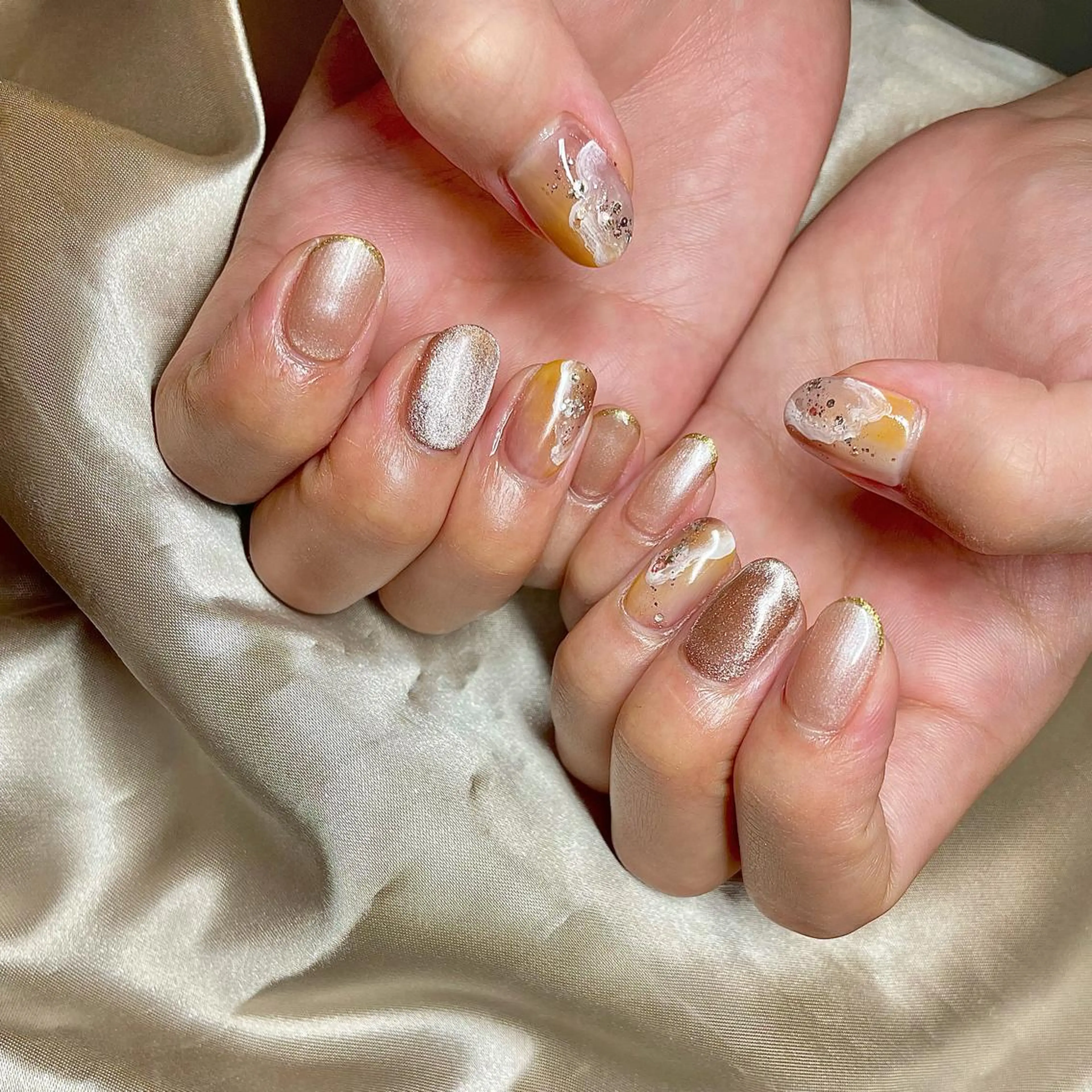 カラー パーマ ヘアアレンジ メンズ キッズ ネイル マツエク・マツパ ハンドネイル ハンドケア nail&eye Aoのマツエク・マツパデザイン