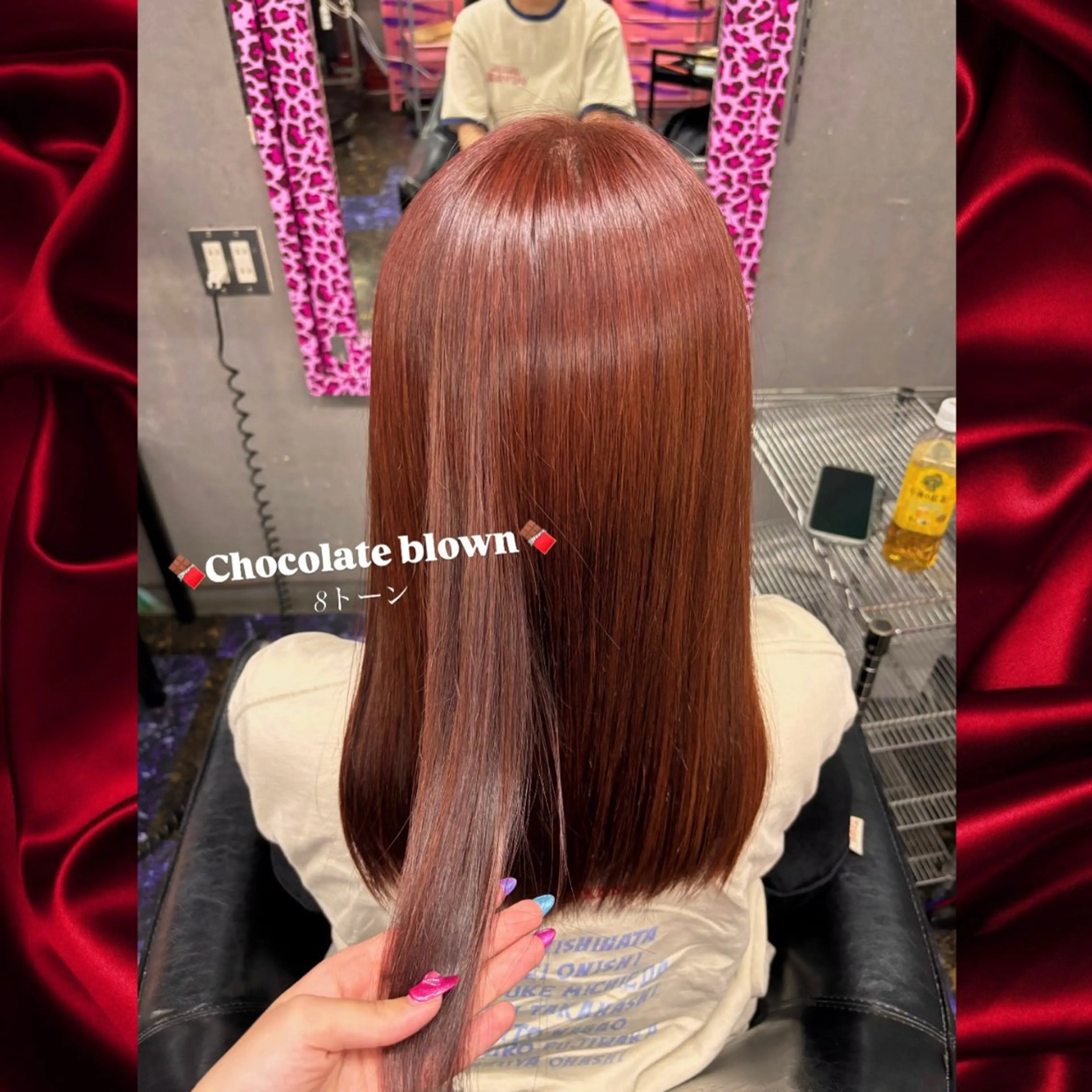 ロング カラー ヘアカラー イシダ🚀 派手髪アシスタントのヘアスタイル