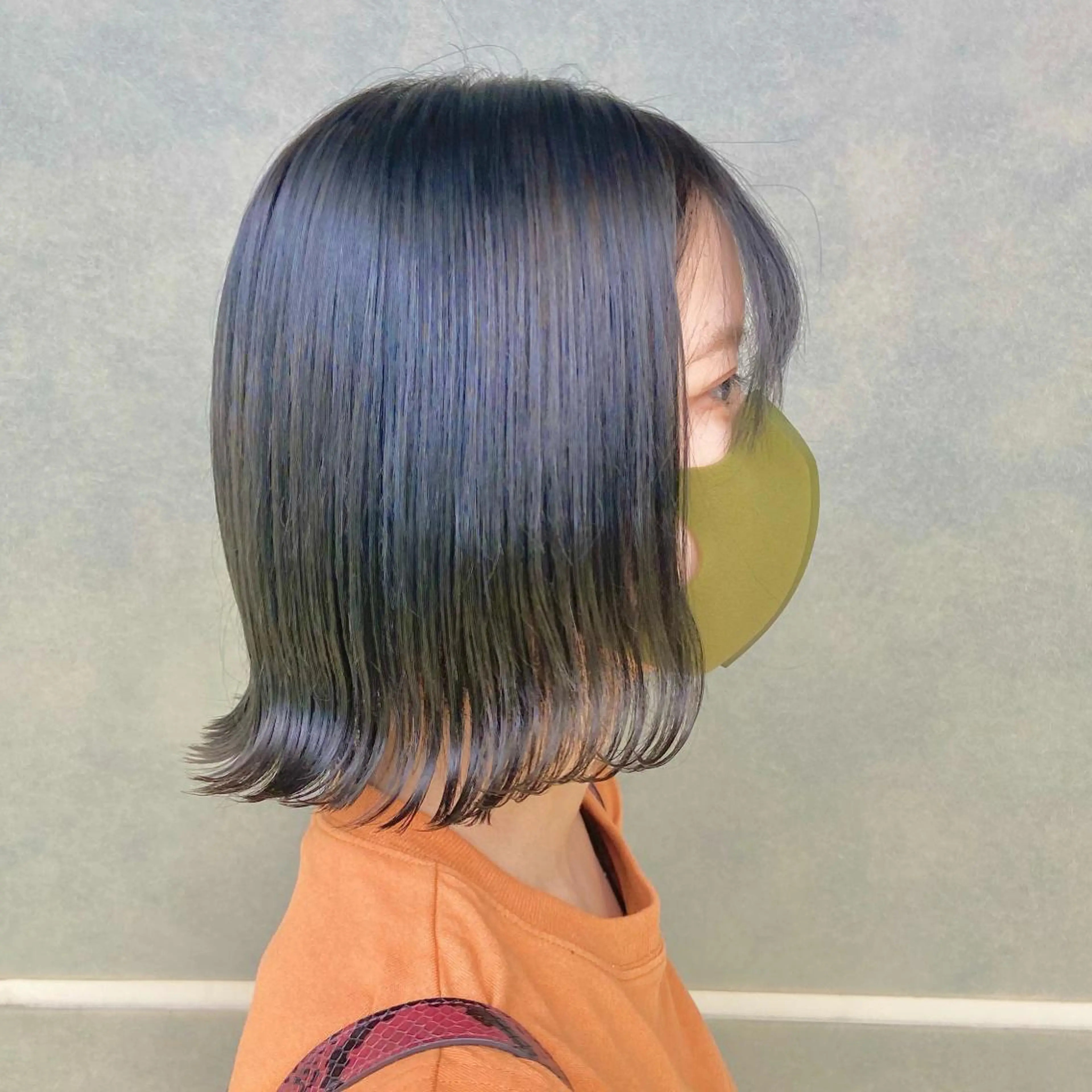 ミディアム カラー グレージュ オリーブグレージュ オリーブグレー PULSE yokohama所属・横浜駅/韓国レイヤー カット/髪質改善のヘアスタイル