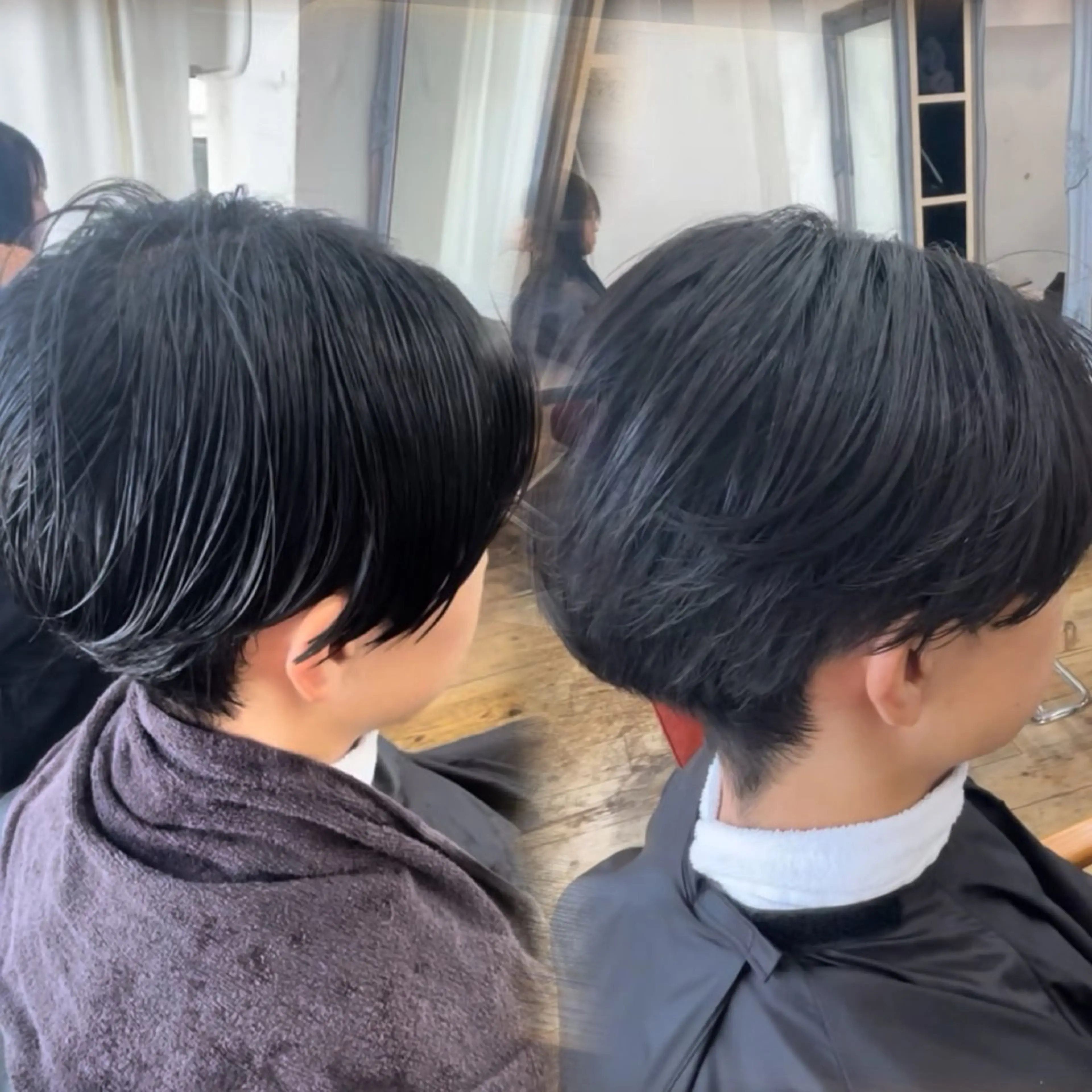 ショート メンズ 縮毛矯正 福士 未来のヘアスタイル