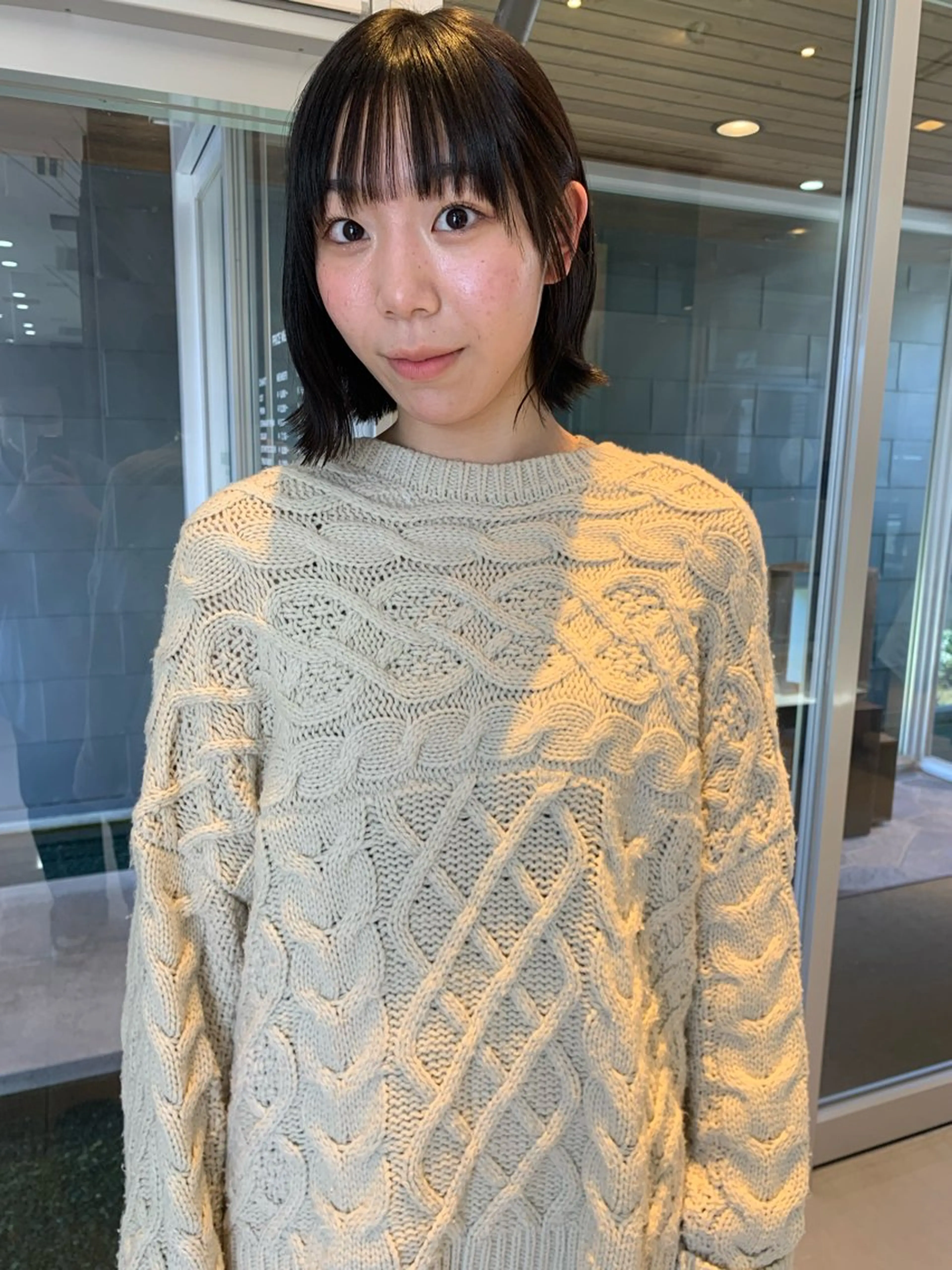 ショート 名竹聖治/透明感 カラー/縮毛矯正のヘアスタイル