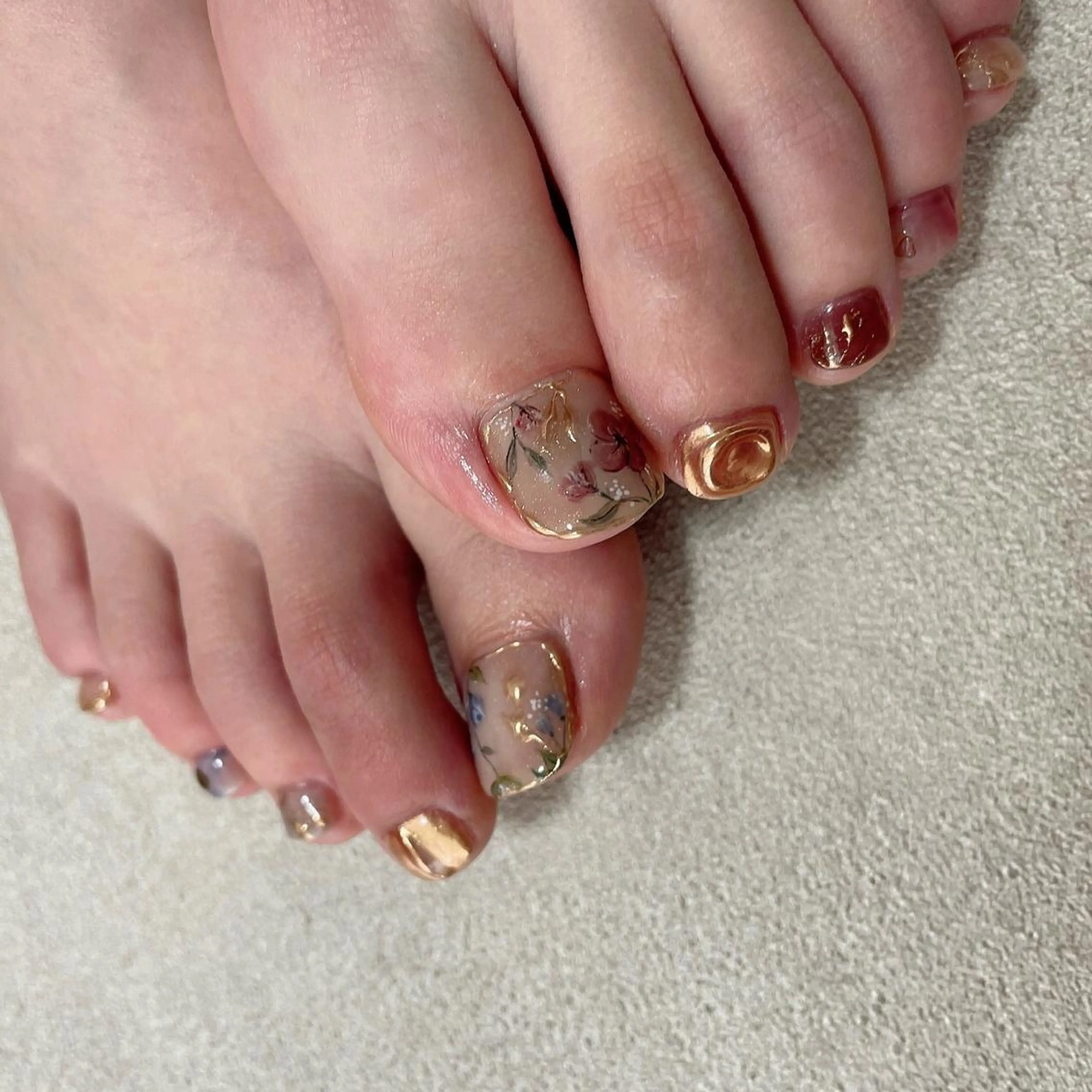 ネイル フットネイル lilbondir. chiharuのネイルデザイン