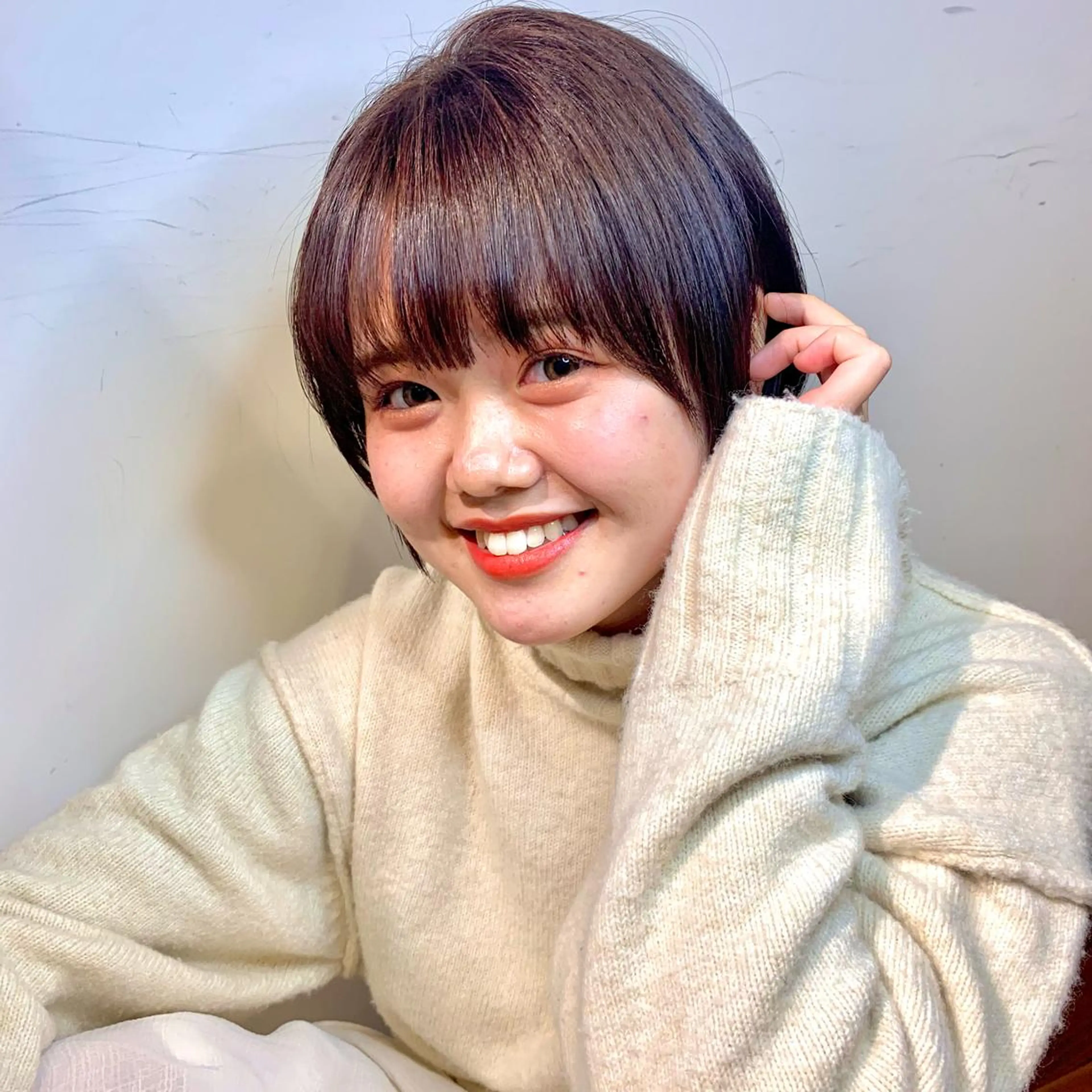 ショート ショートヘア カット 園 冬稀のヘアスタイル