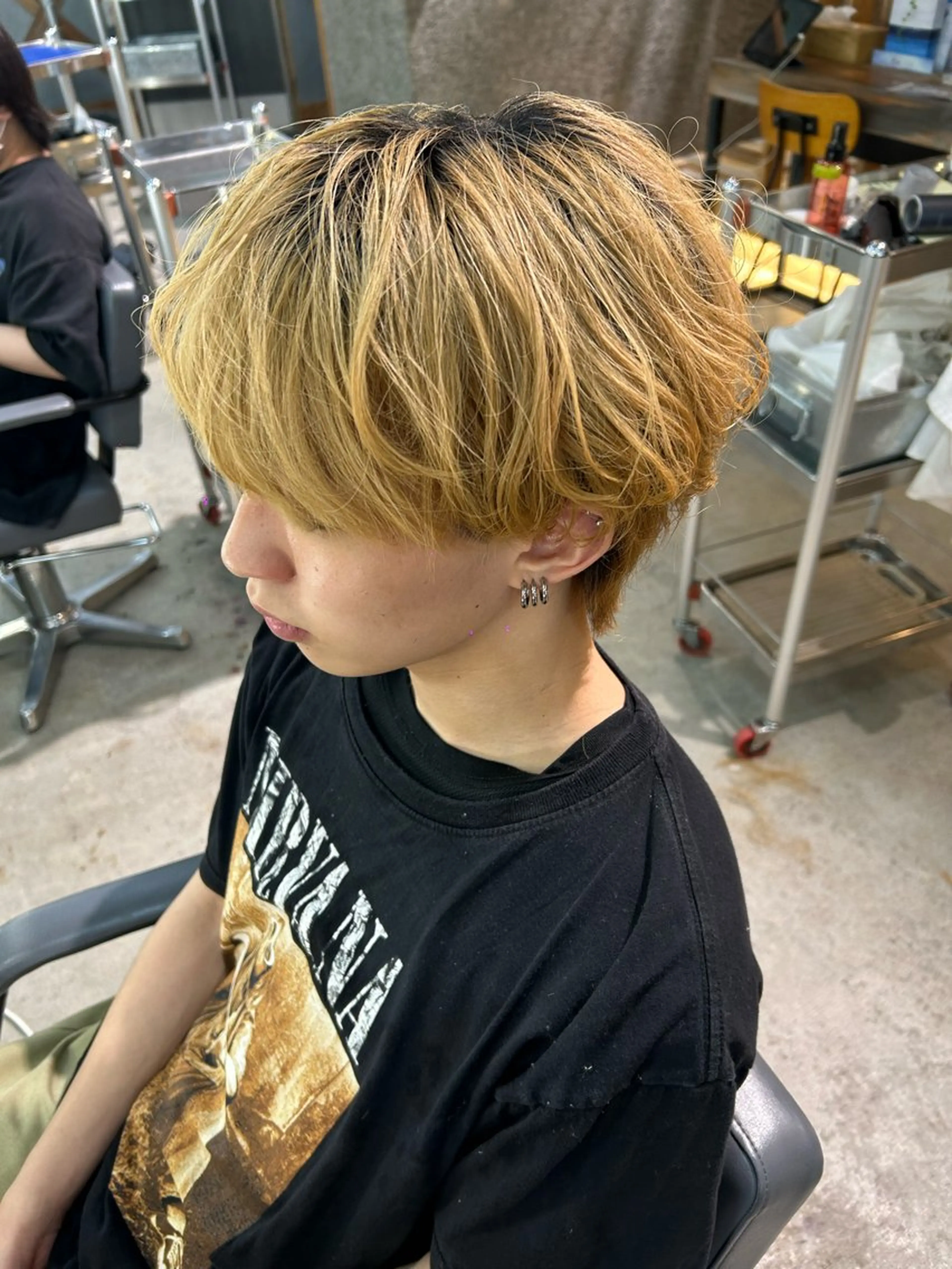 メンズ メンズウルフカット ウルフカット 高橋 航大のヘアスタイル