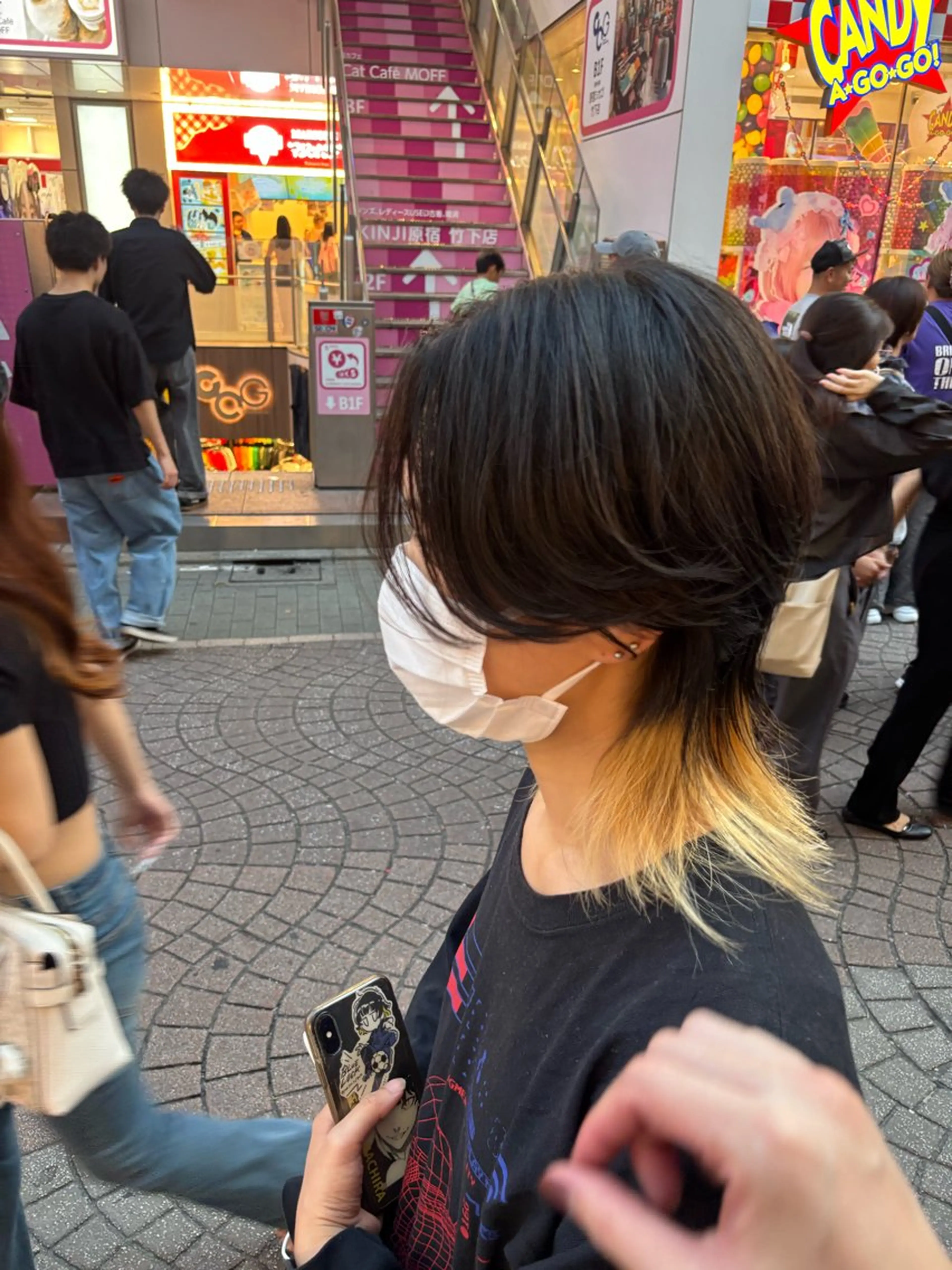 メンズ センターパート メンズウルフカット ウルフカット sai所属・ハイトーン/ メンズカット/まひろのヘアスタイル