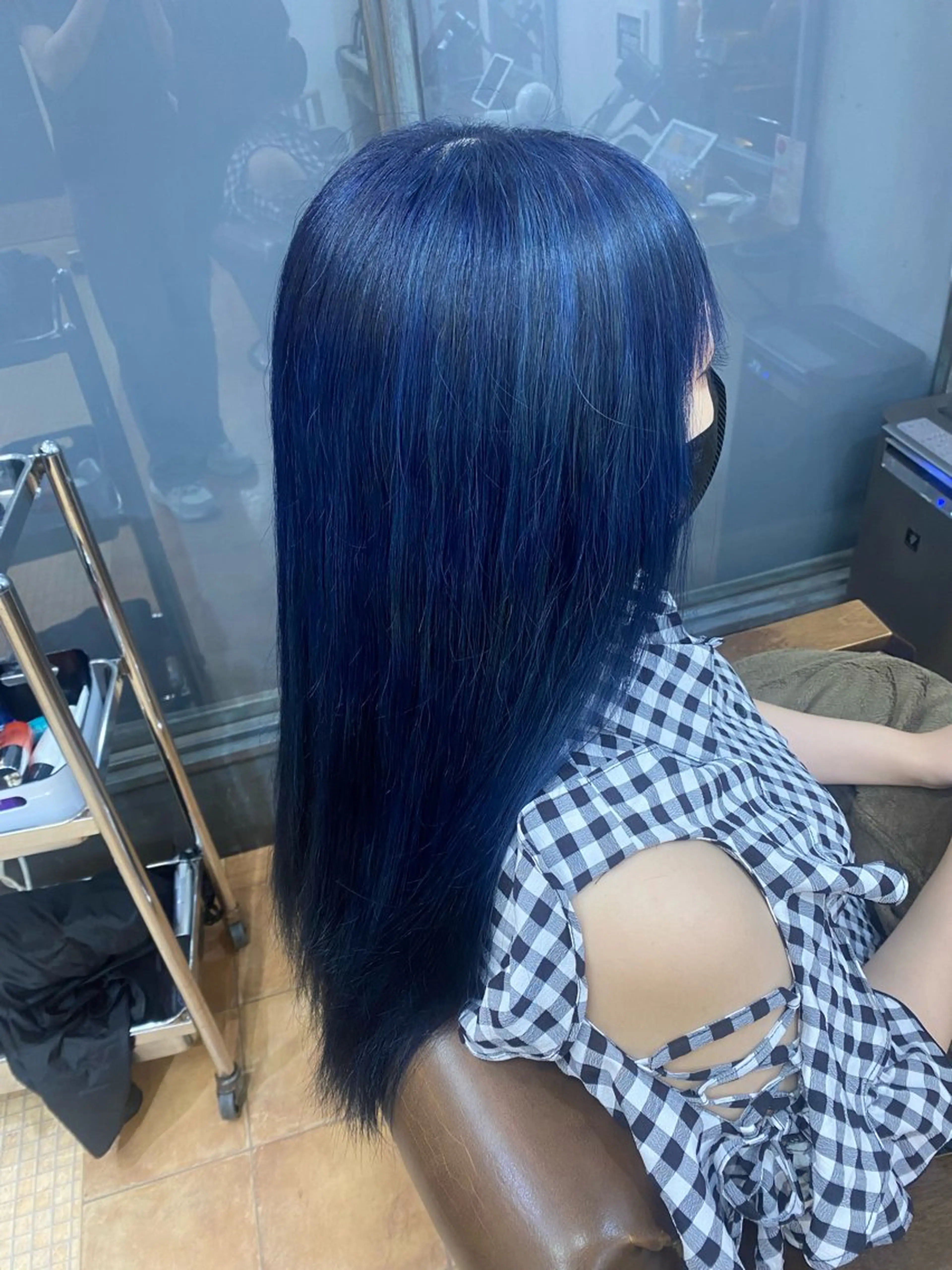 ロング カラー 金子 明日香のヘアスタイル