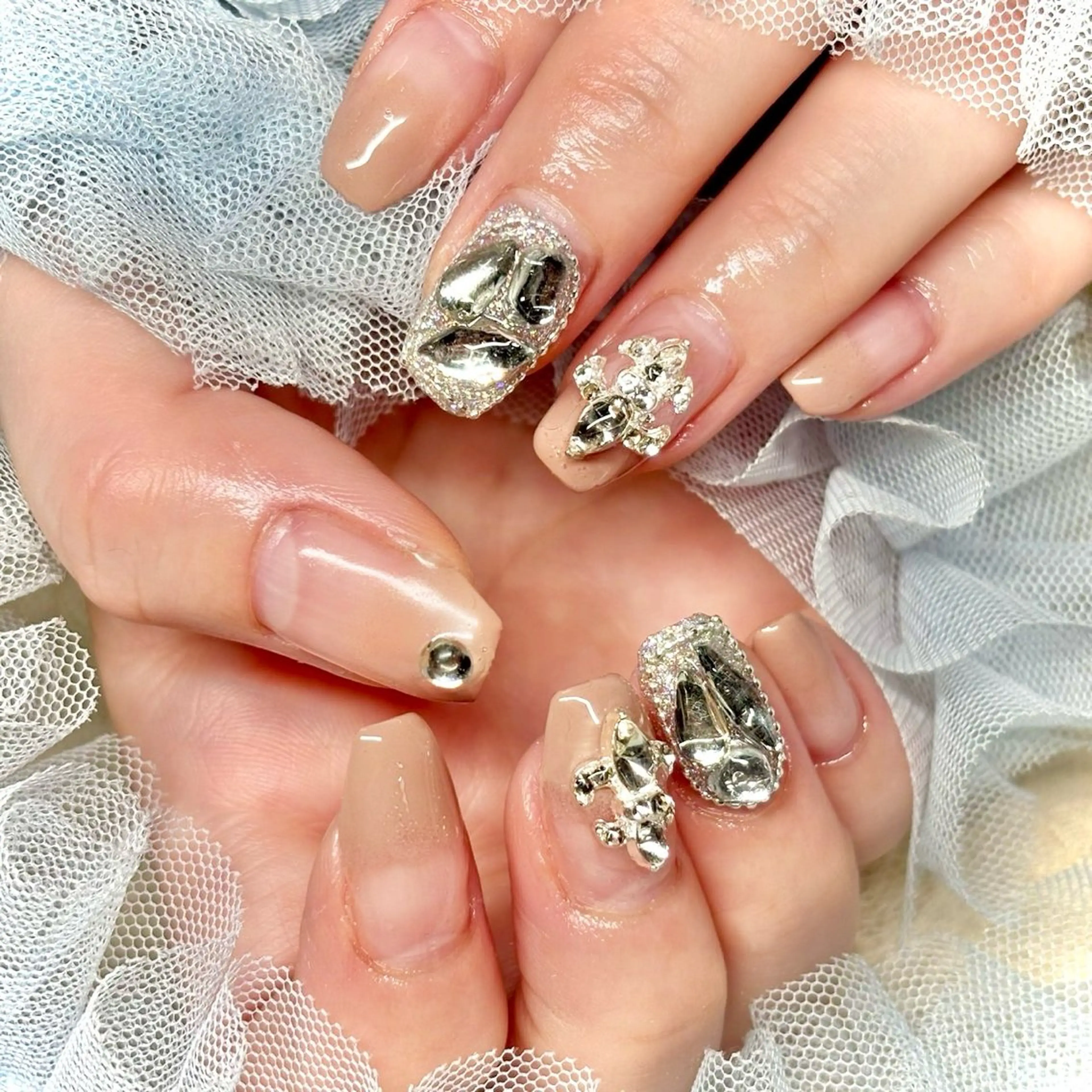 ネイル スカルプネイル ワンホンネイル miminon 自宅ネイルサロンのネイルデザイン