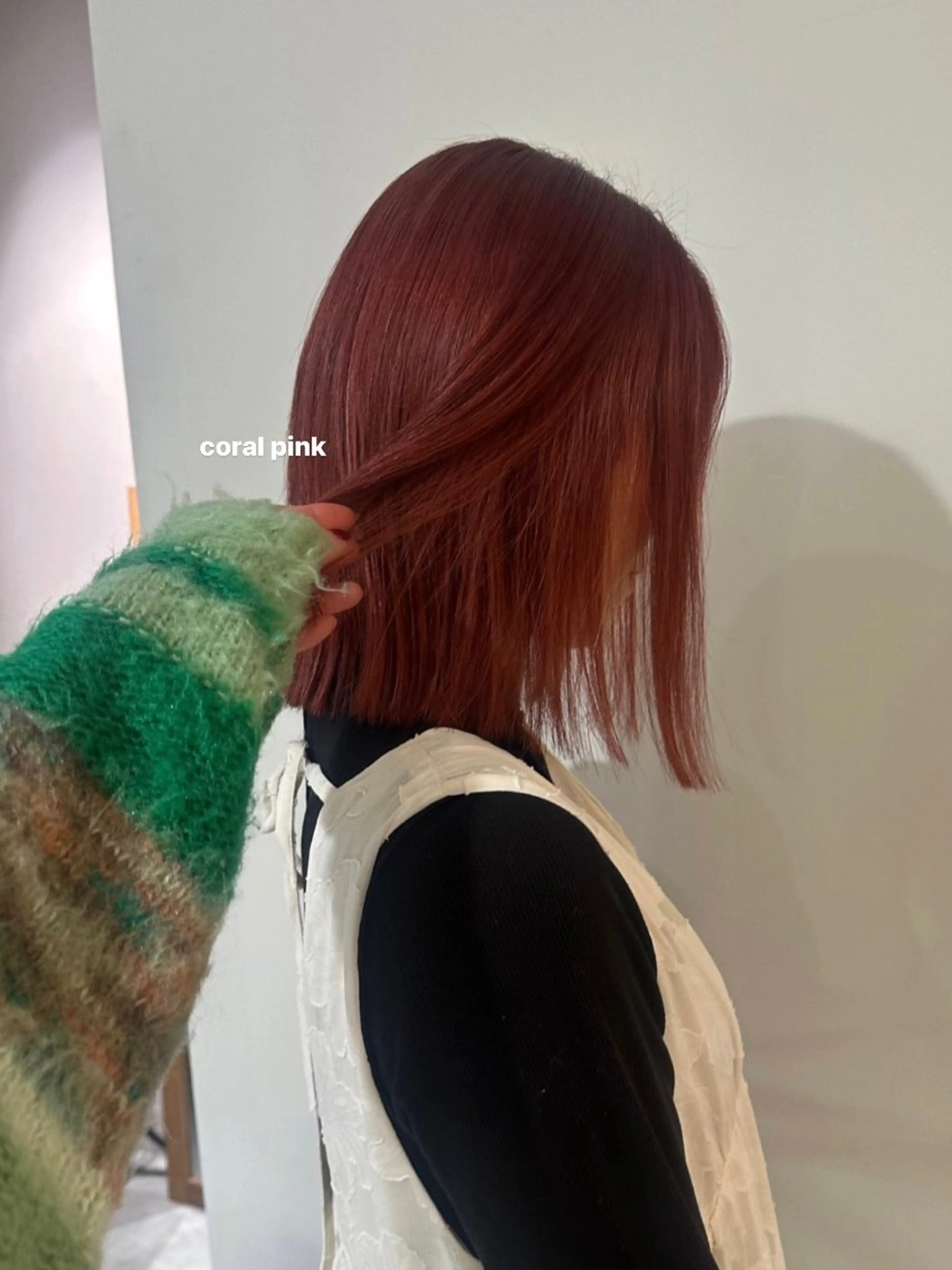 ミディアム カラー ブリーチ カット ヘアカラー トリートメント 暖色カラー/レイヤー 🌙 オノユリカのヘアスタイル