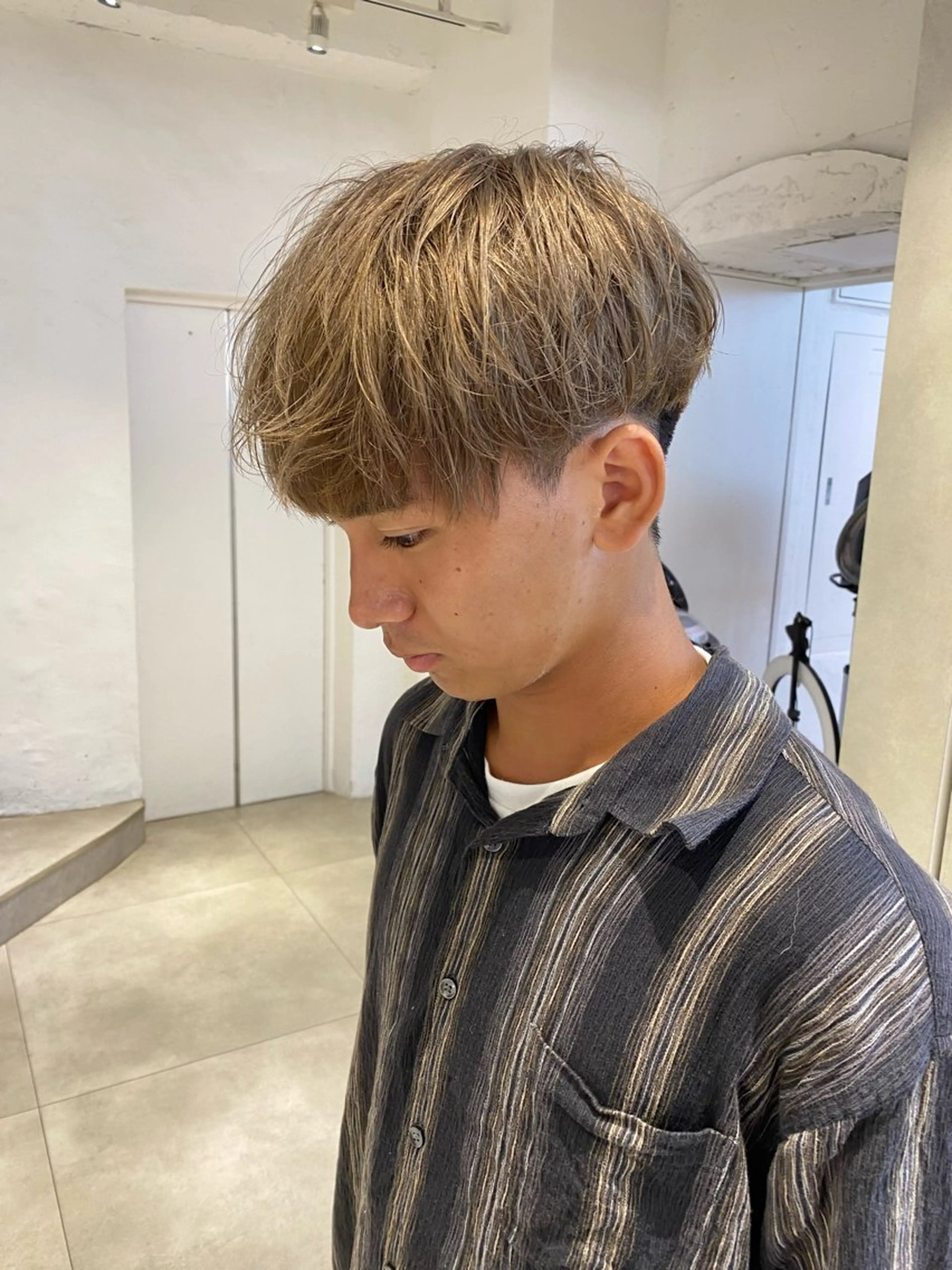 カラー メンズ 新宿【メンズパーマ】 塩澤太一のヘアスタイル