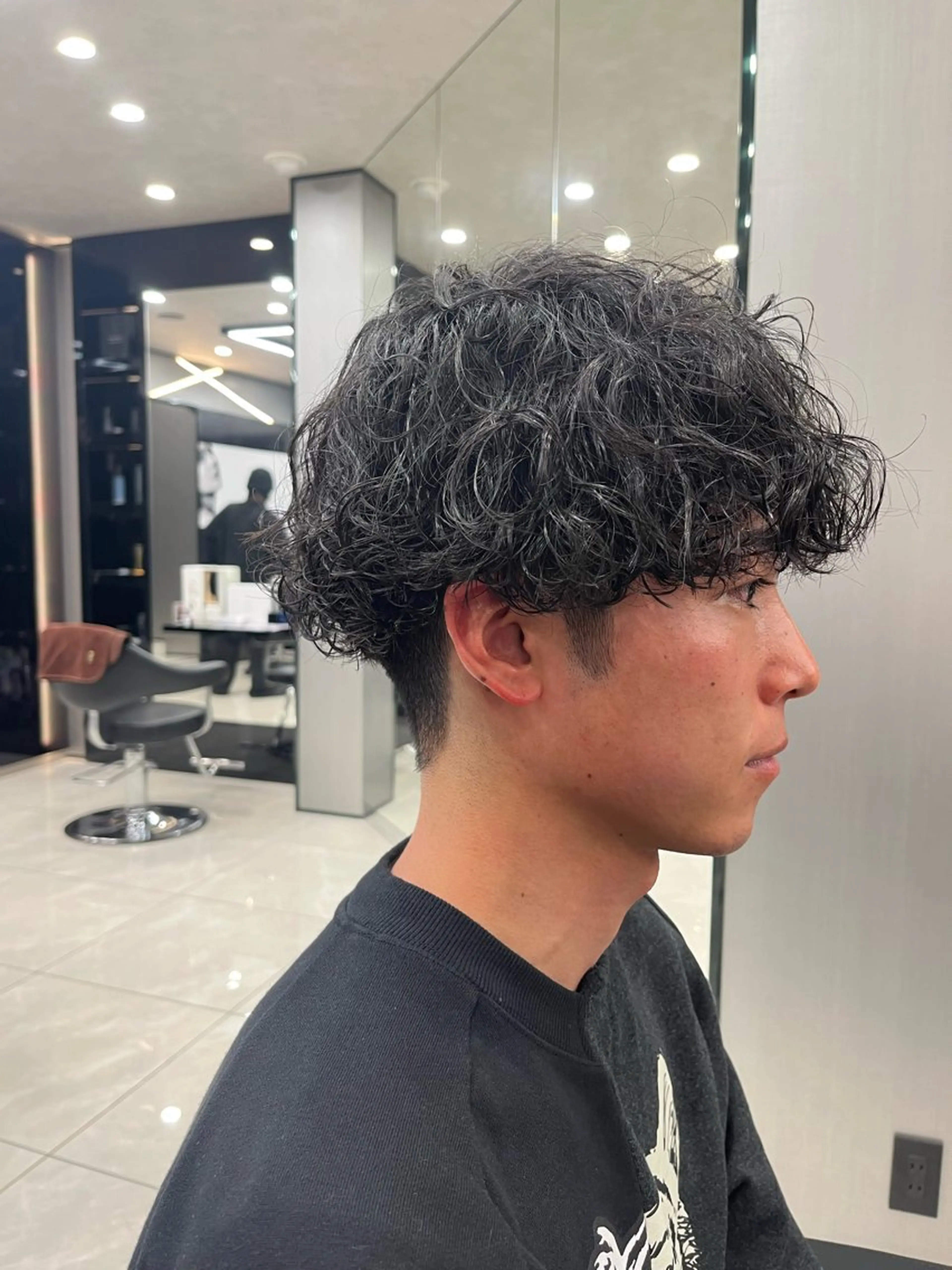 カラー パーマ メンズ hair salon Ranun髪質改善のヘアスタイル