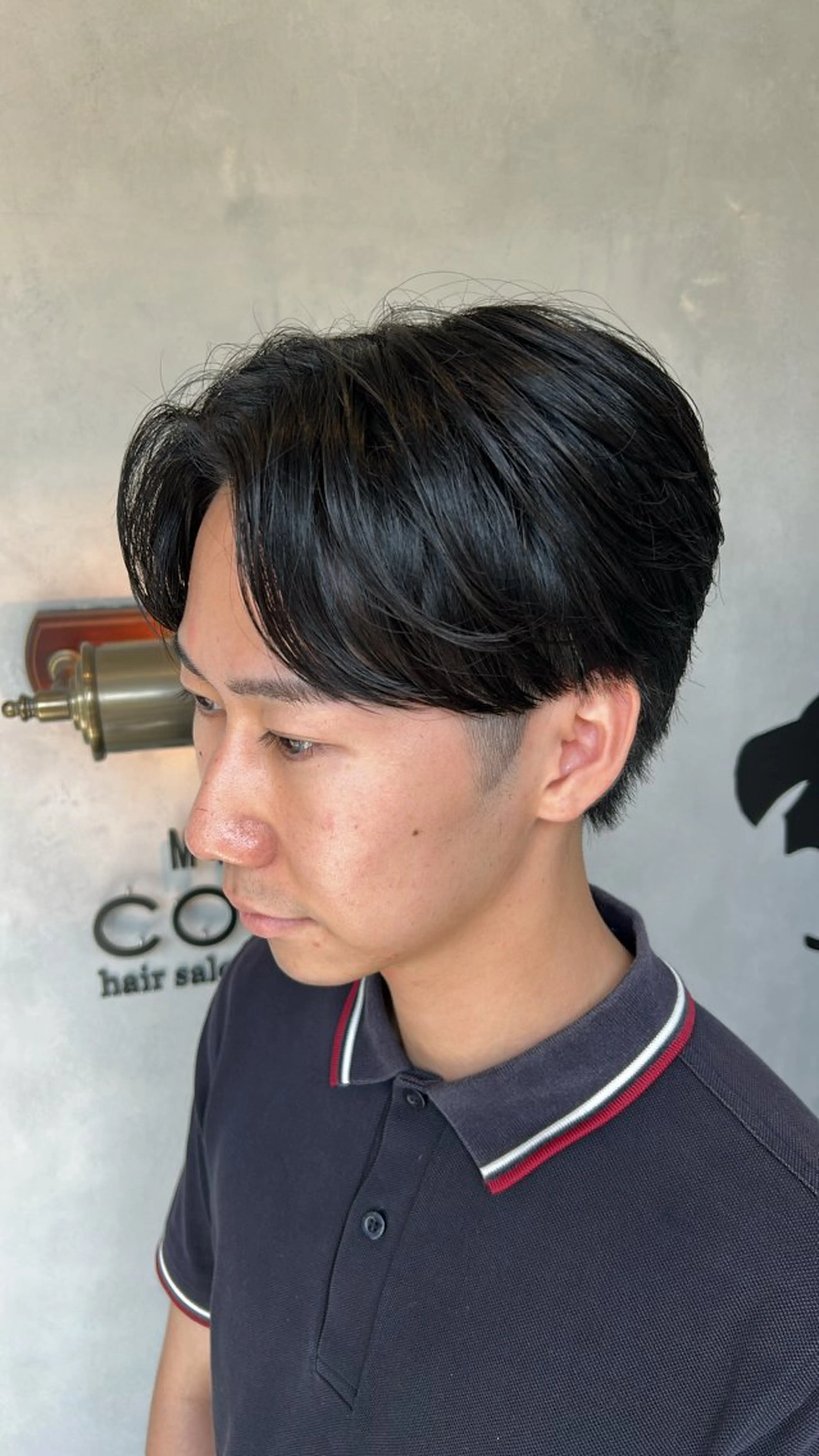 ミディアム メンズ センターパート カット 🔥メンズ専門🔥 塩拓巳のヘアスタイル