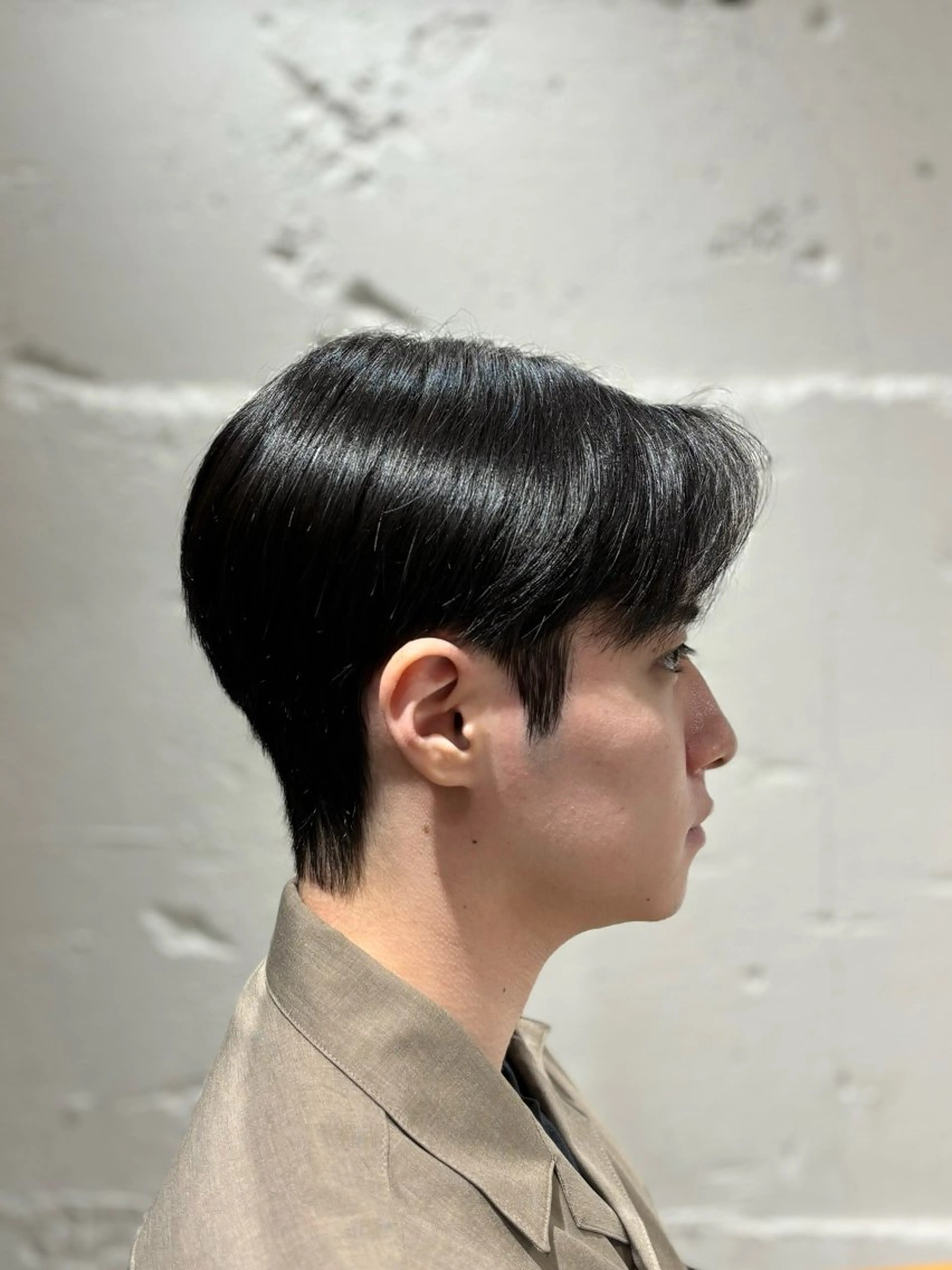 ショート パーマ メンズ カット パーマ 韓国メンズヘア/ ダウンパーマ/歩夢のヘアスタイル