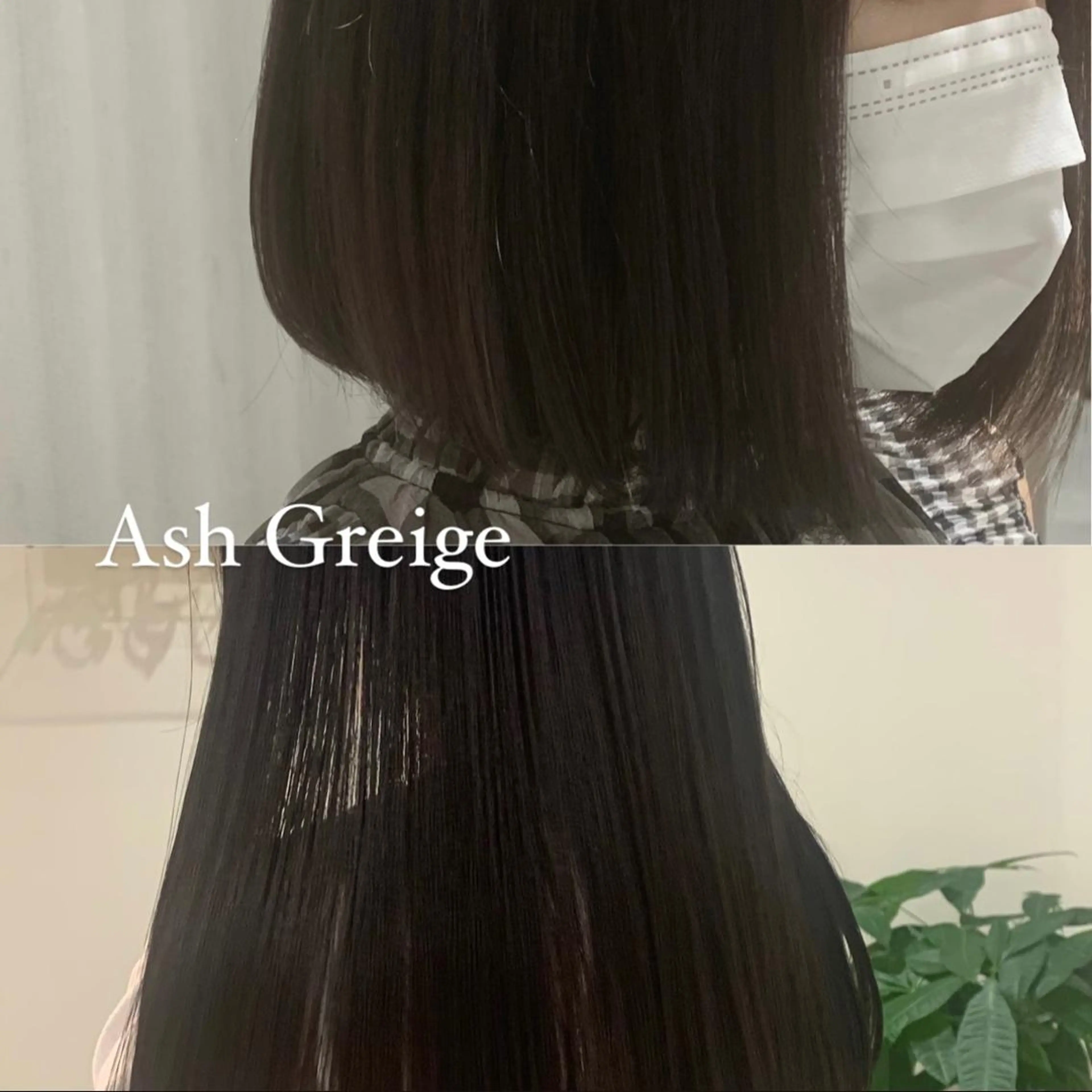 ミディアム カラー アッシュ アッシュグレー アッシュグレージュ 透明感カラー グレージュ 【ミディアムと ロングに特化】島田恋のヘアスタイル