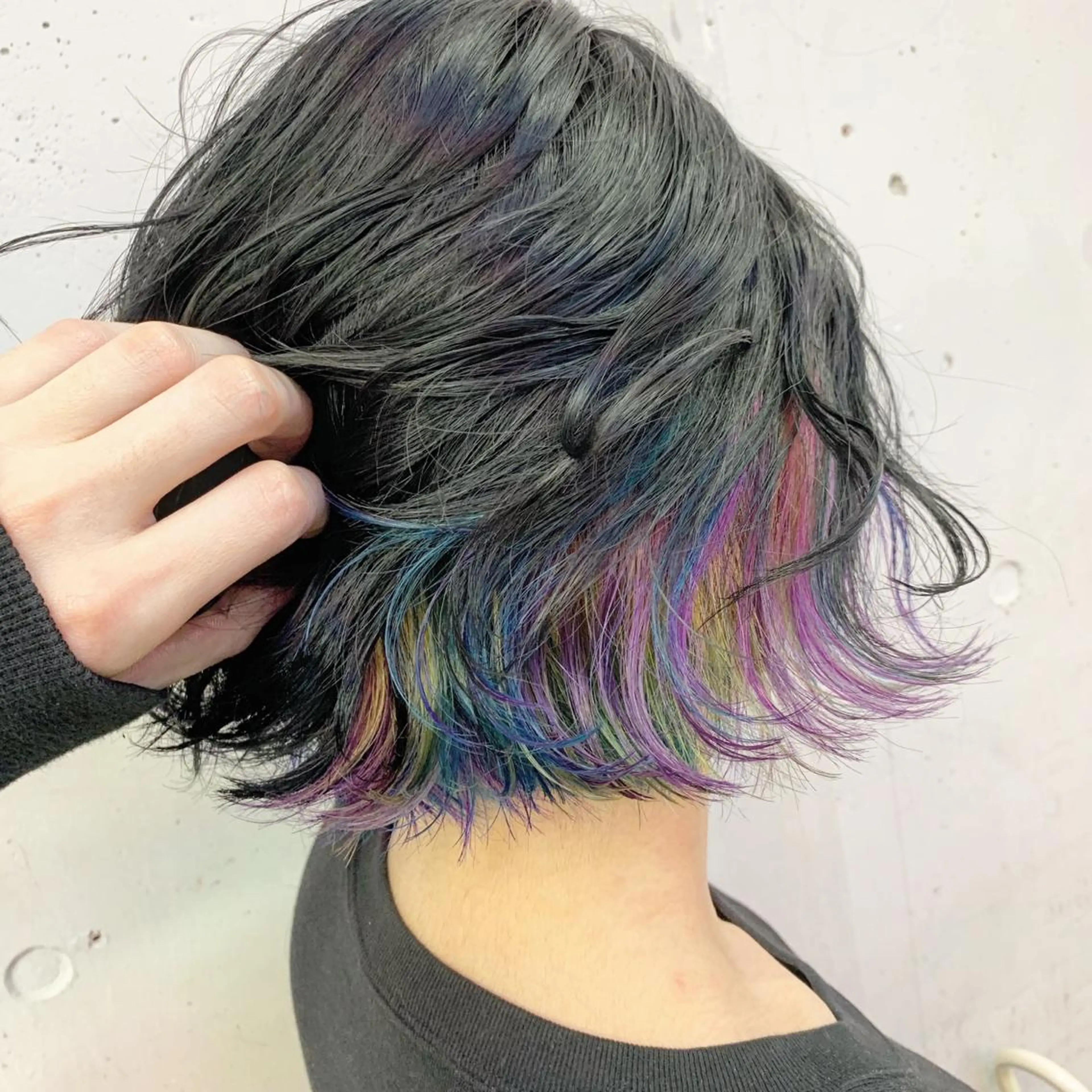 ショート カラー ヘアアレンジ ユニコーンカラー 垢抜け案内人 鈴木聖矢✂️のヘアスタイル