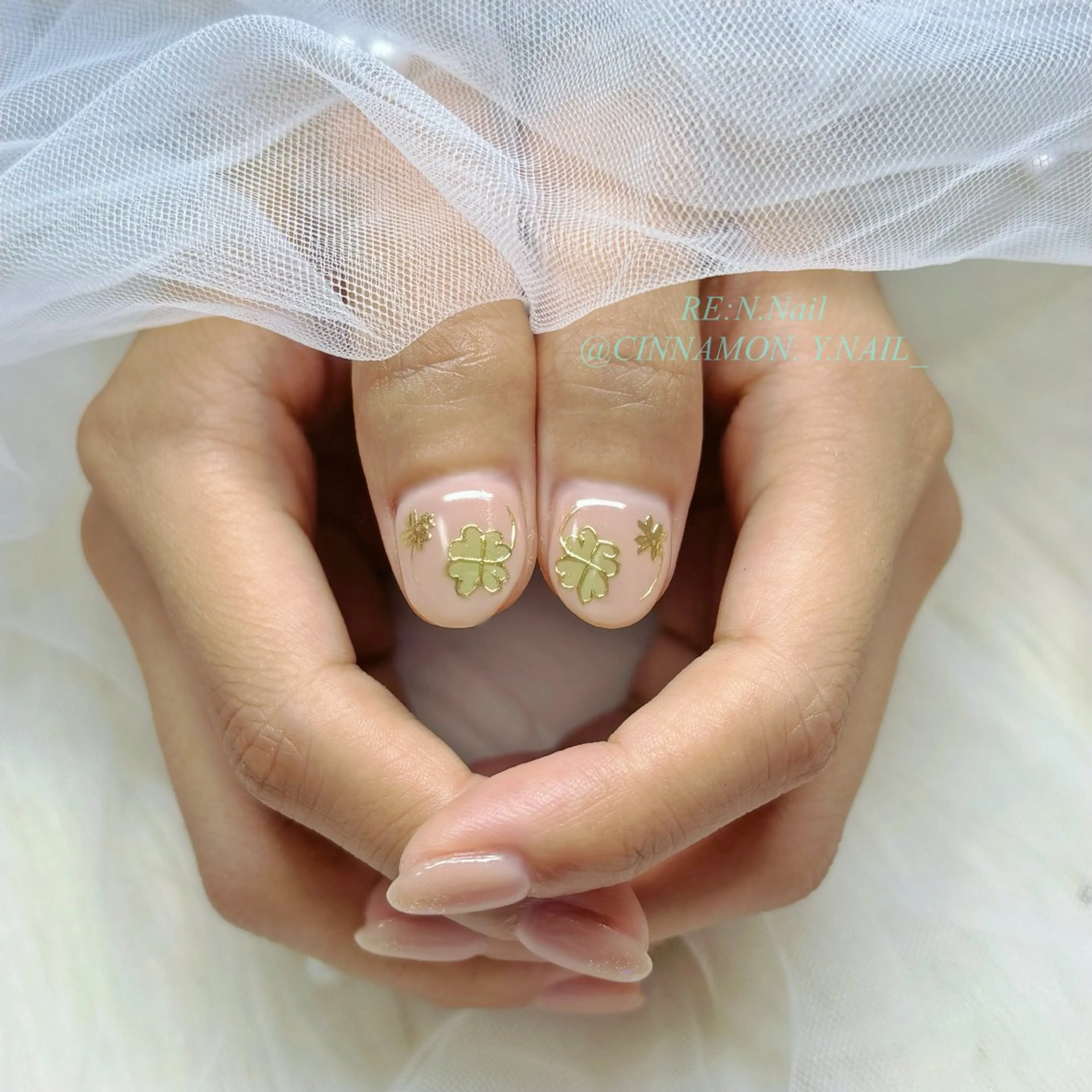 ネイル ハンドネイル Yuna🩵 RE:N.Nailのネイルデザイン