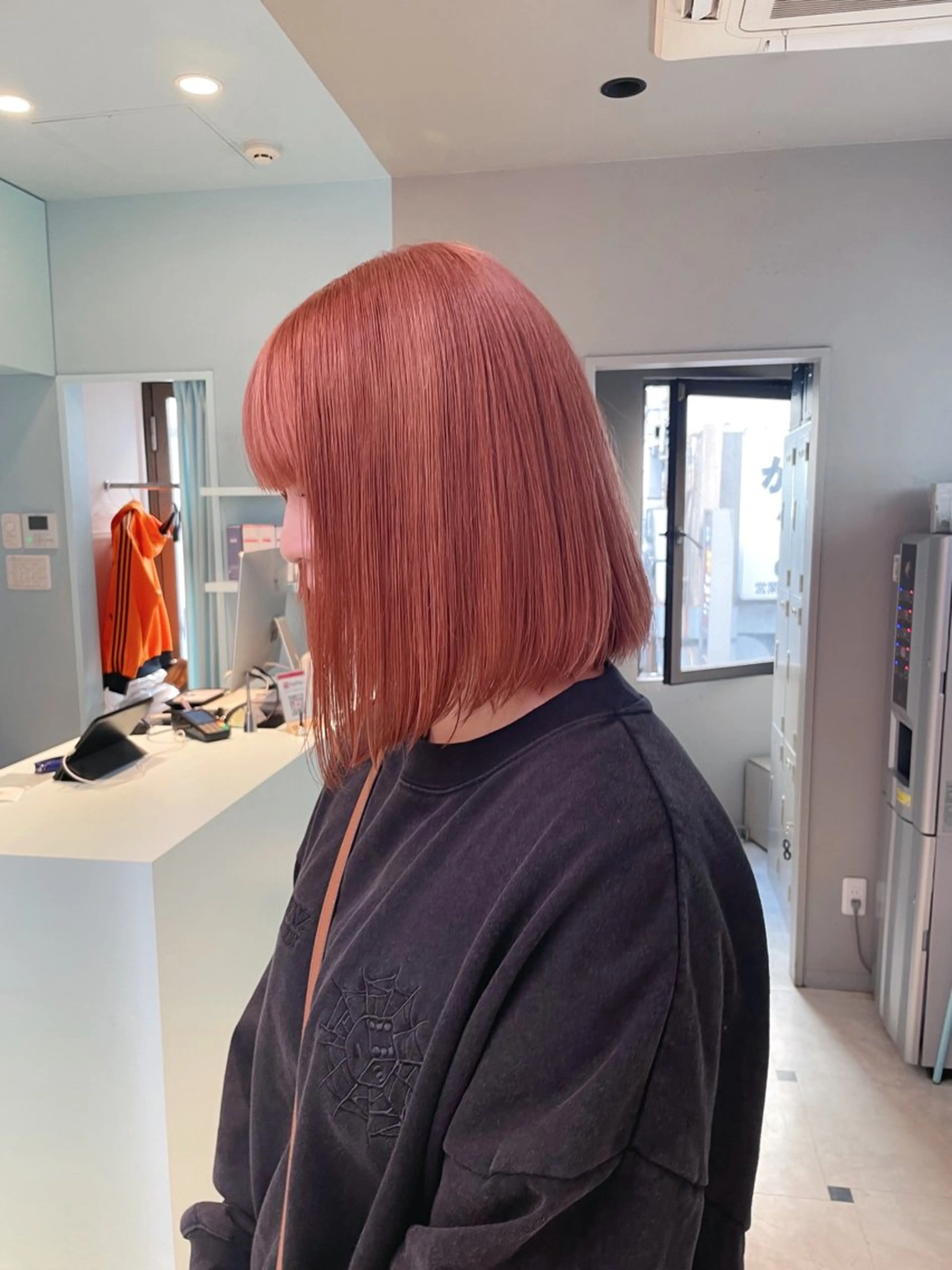 ロング ブリーチ✖️ 縮毛LANDのヘアスタイル