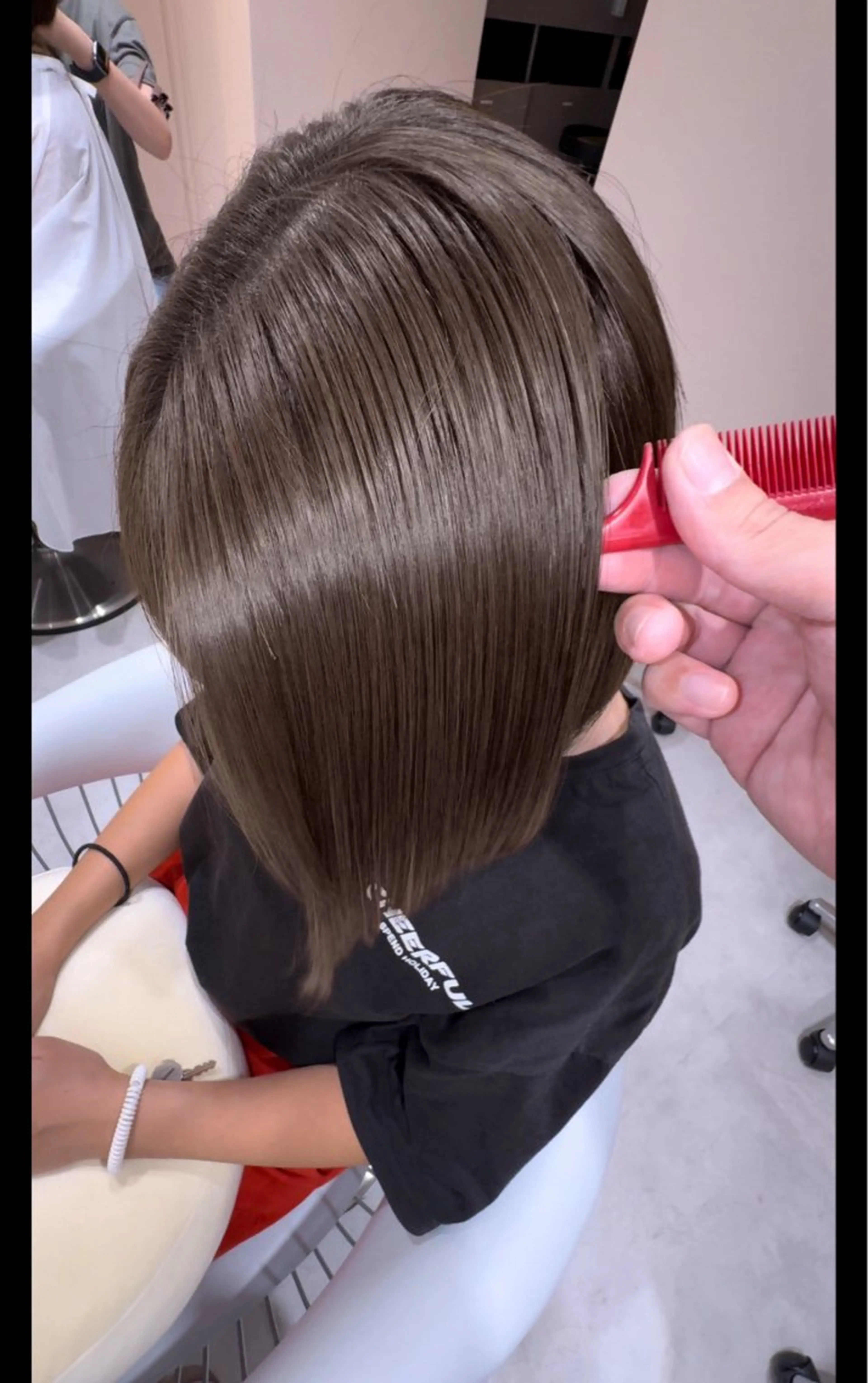 ショート カット 縮毛矯正 トリートメント ハイトーン/横浜 /伊藤　怜のヘアスタイル