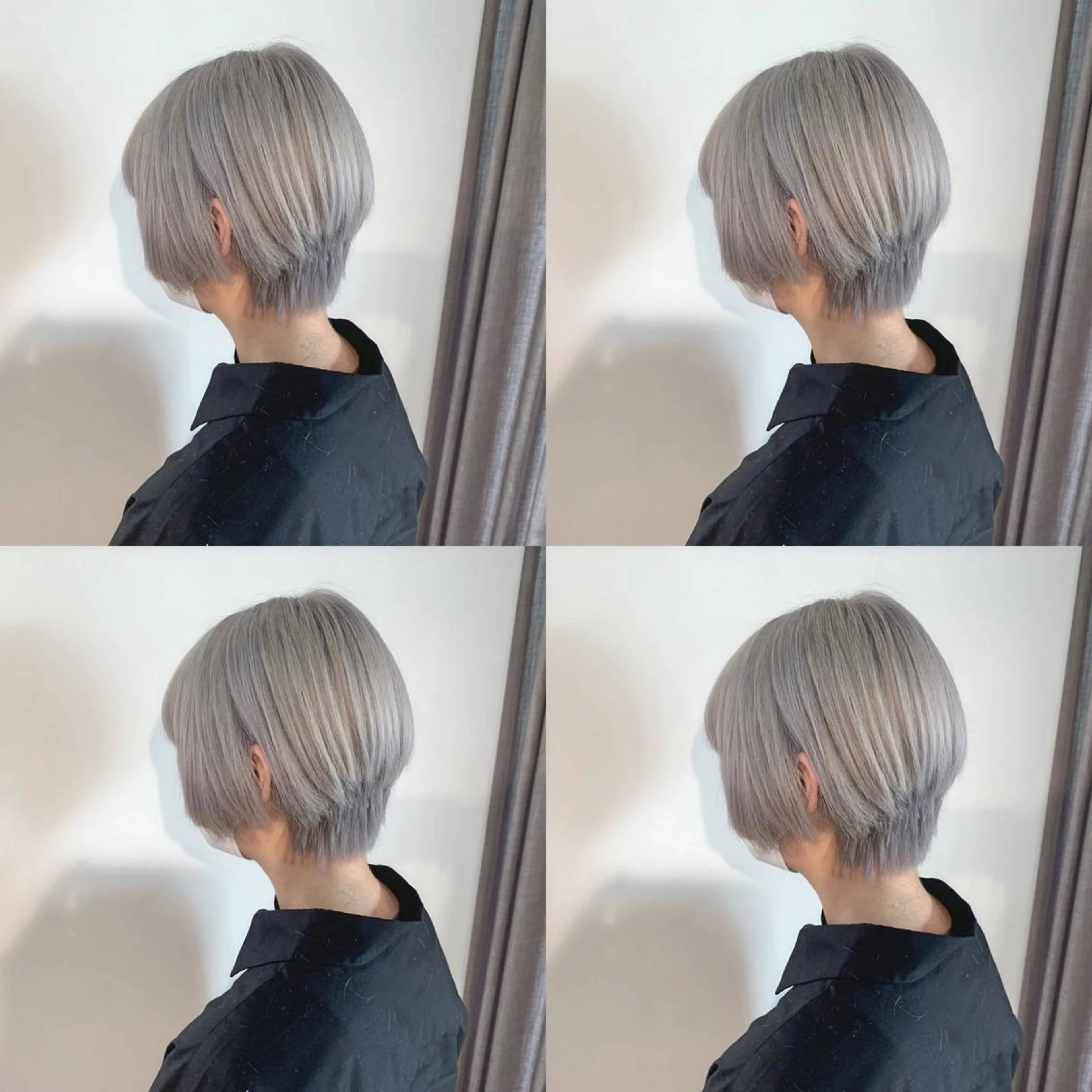 ショート カラー ヘアカラー トリートメント ヘアセット ✨艶ブリーチカラー ✨四ノ宮裕己のヘアスタイル