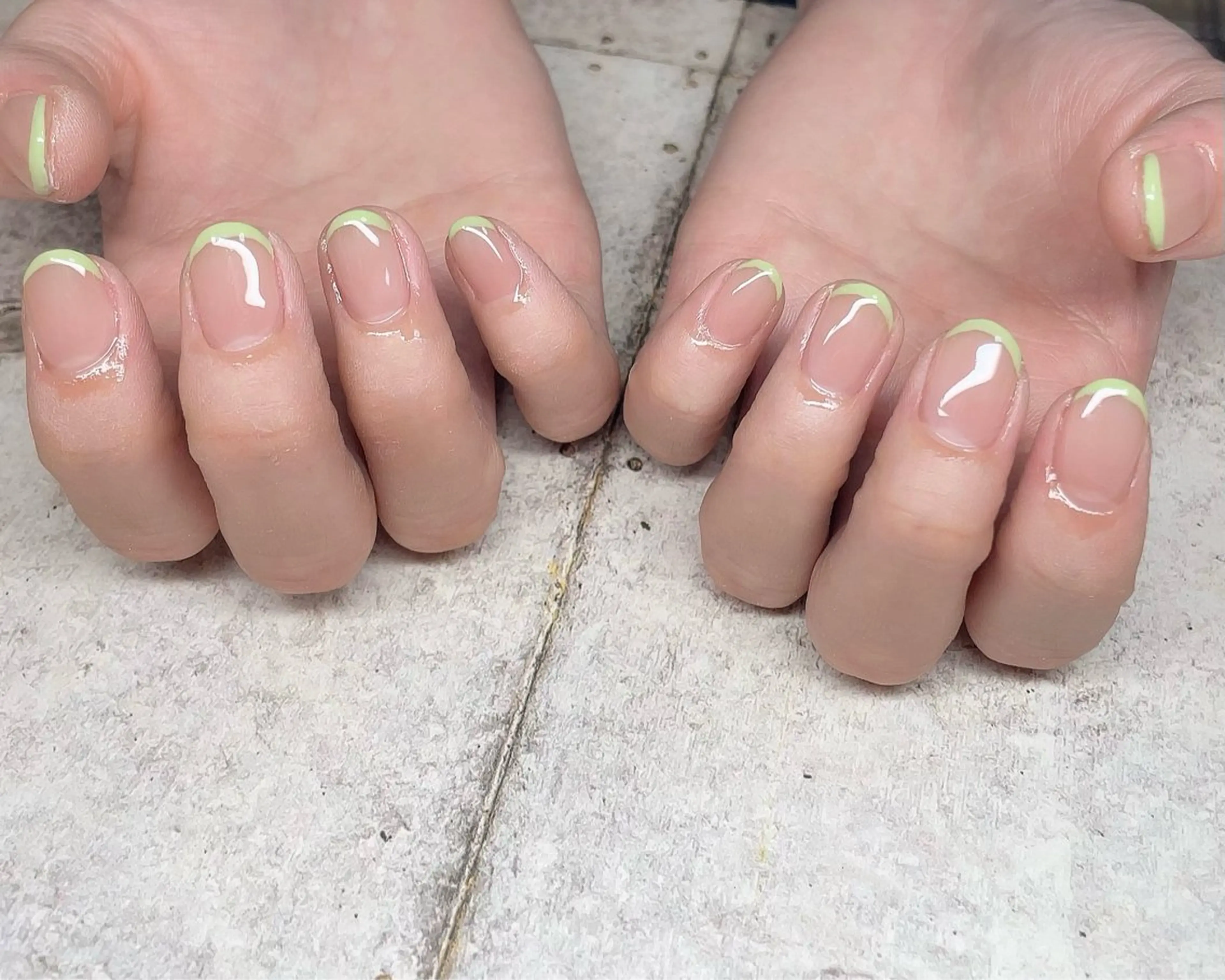 ネイル フレンチネイル ハンドネイル NailbyN所属・Nail_by N1のネイルデザイン