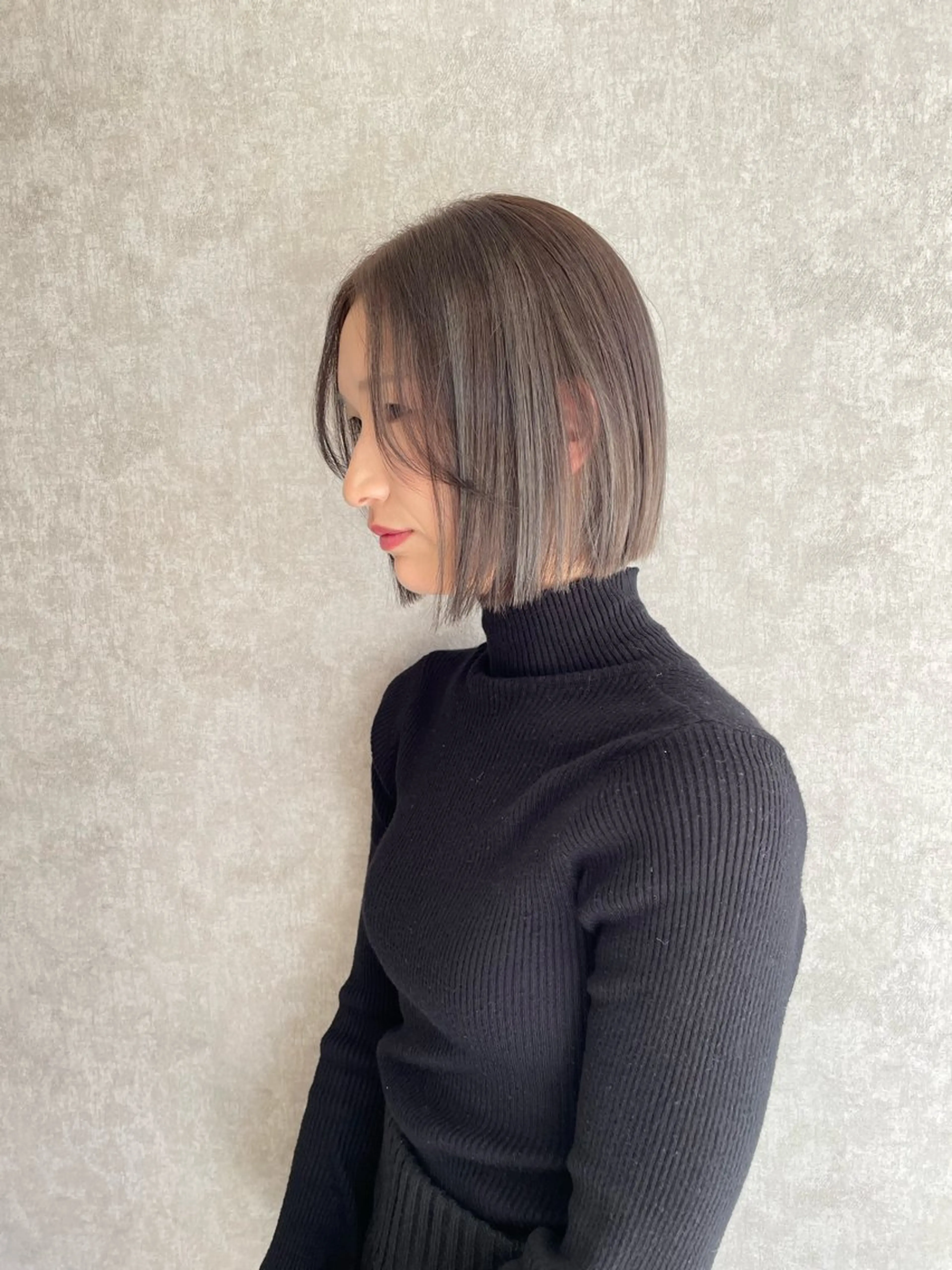 大人ハイライト＋カラー＋トリートメントの写真