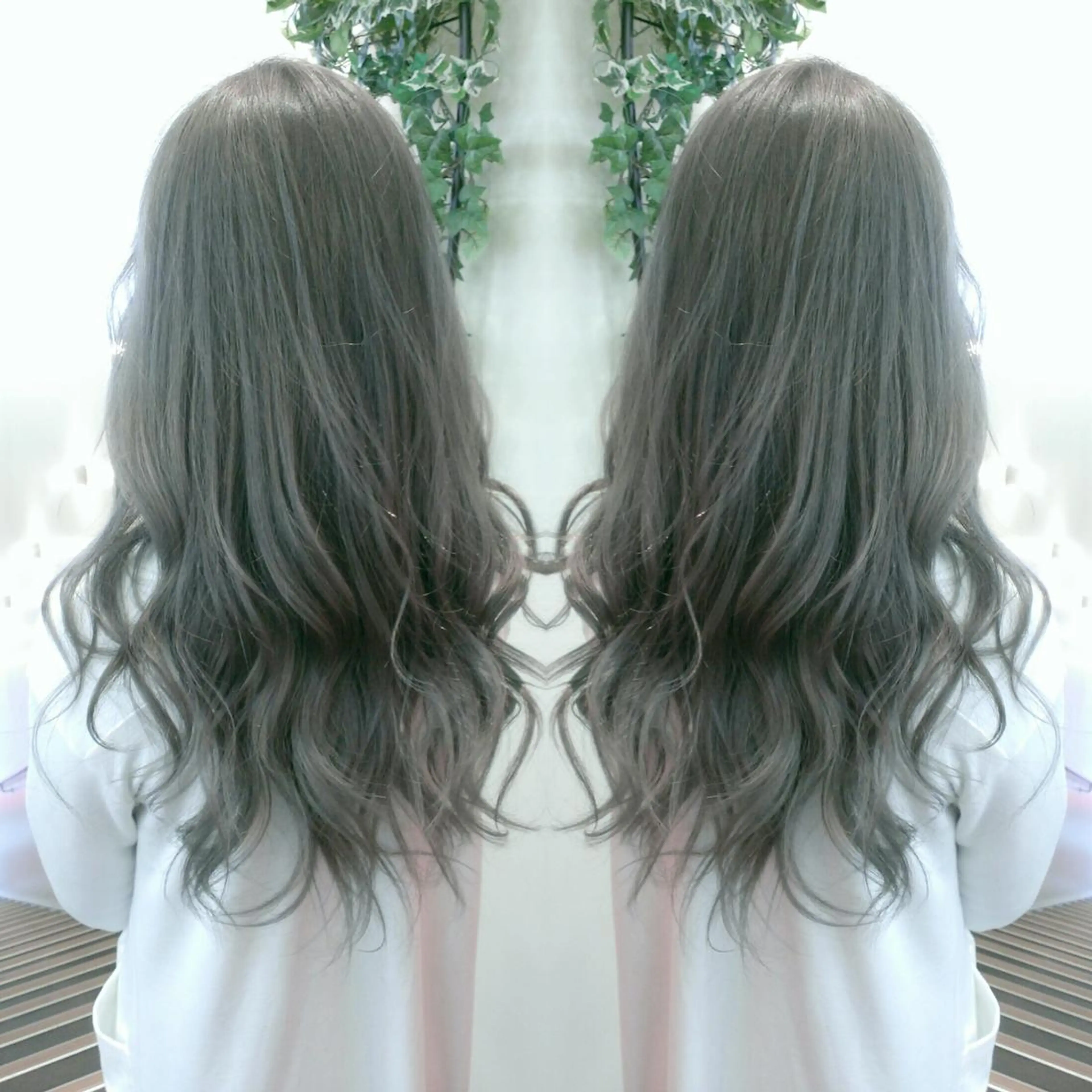 ロング ヘアカラー 植田 /エクステ /ブリーチ/髪質改善のヘアスタイル