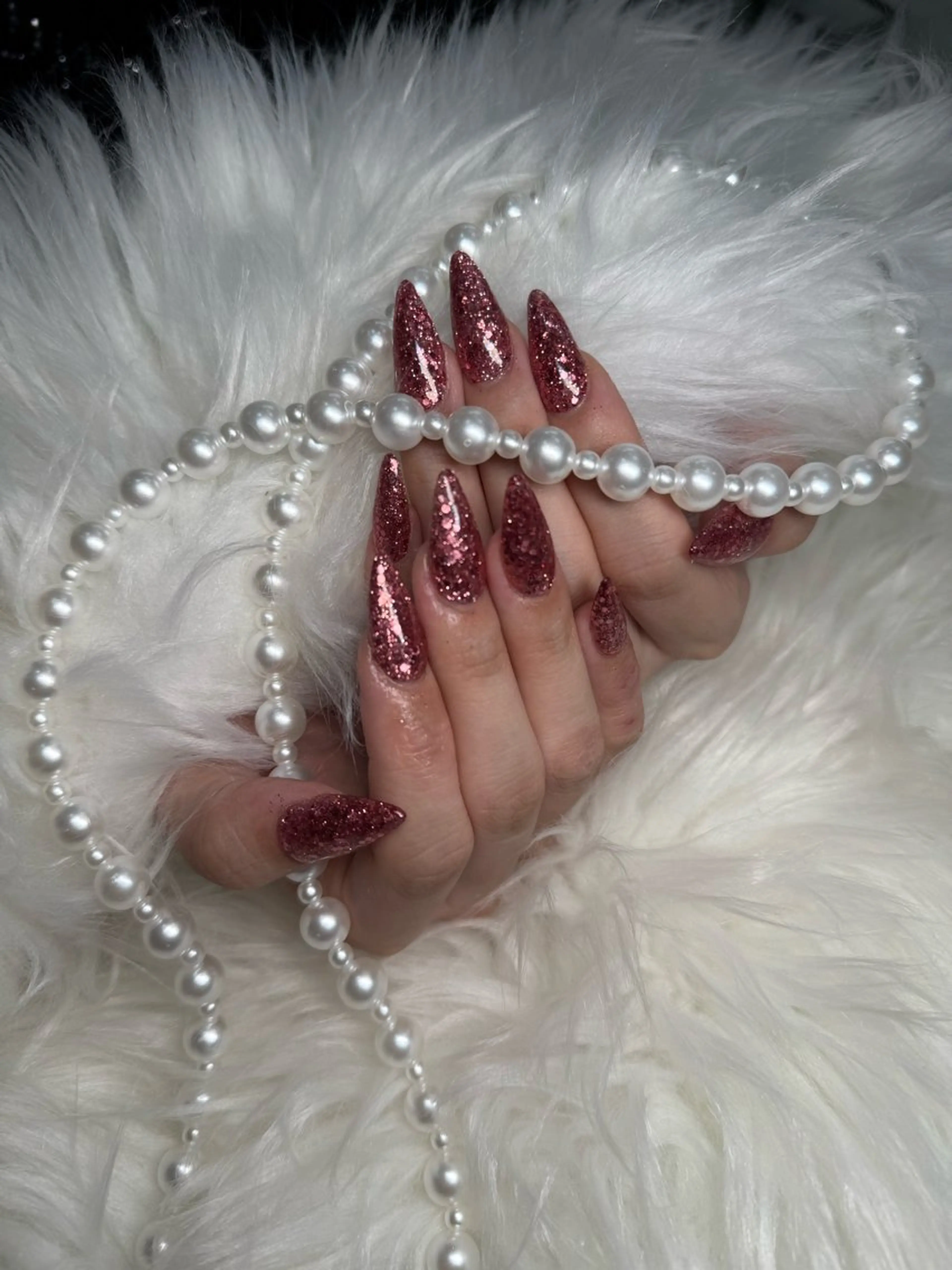 ワンカラー･ラメグラ スカルプ[オフ無し]の写真