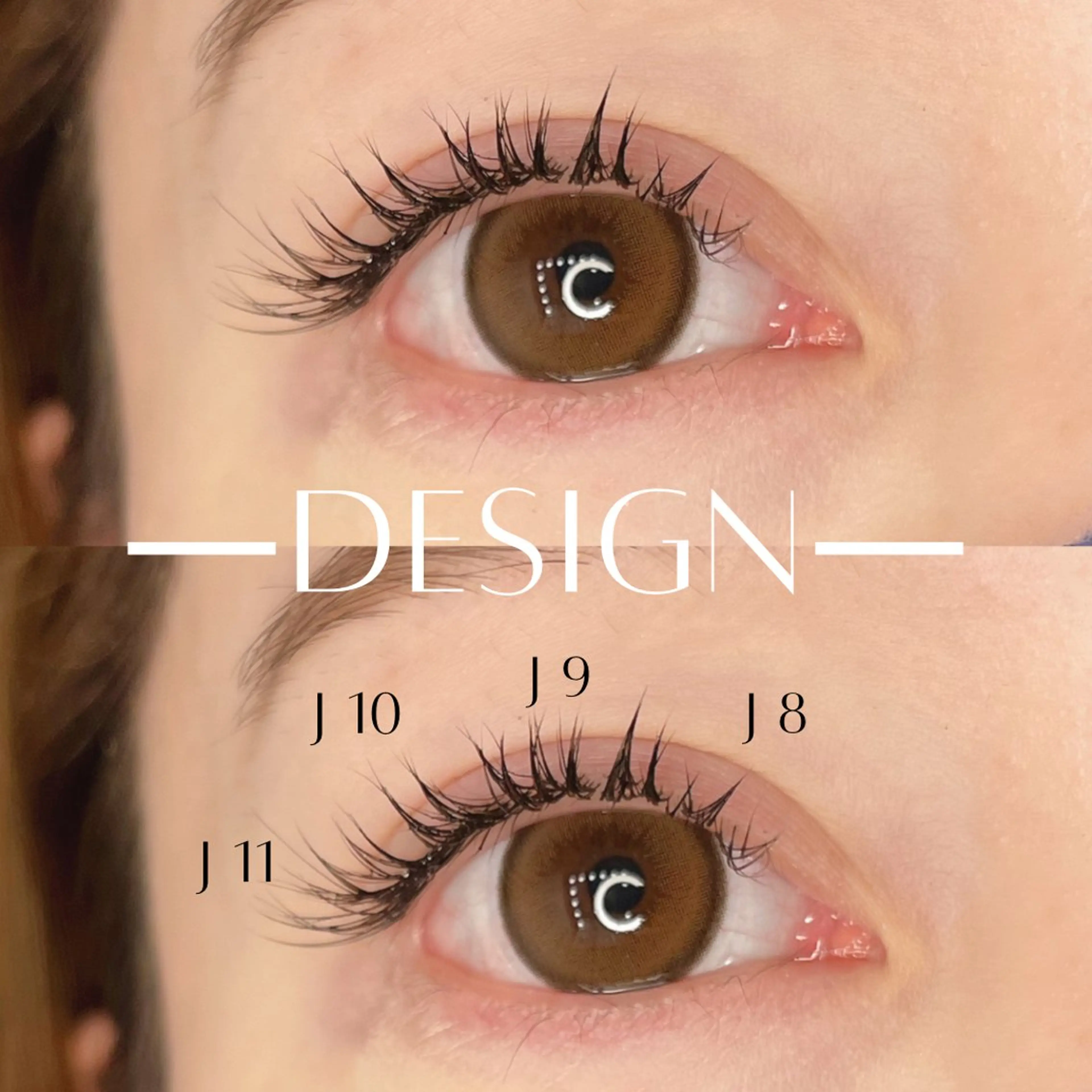 マツエク・マツパ カラーマツエク フラットラッシュ アップワードラッシュ マツエク・マツパ FUKUMOTOのマツエク・マツパデザイン