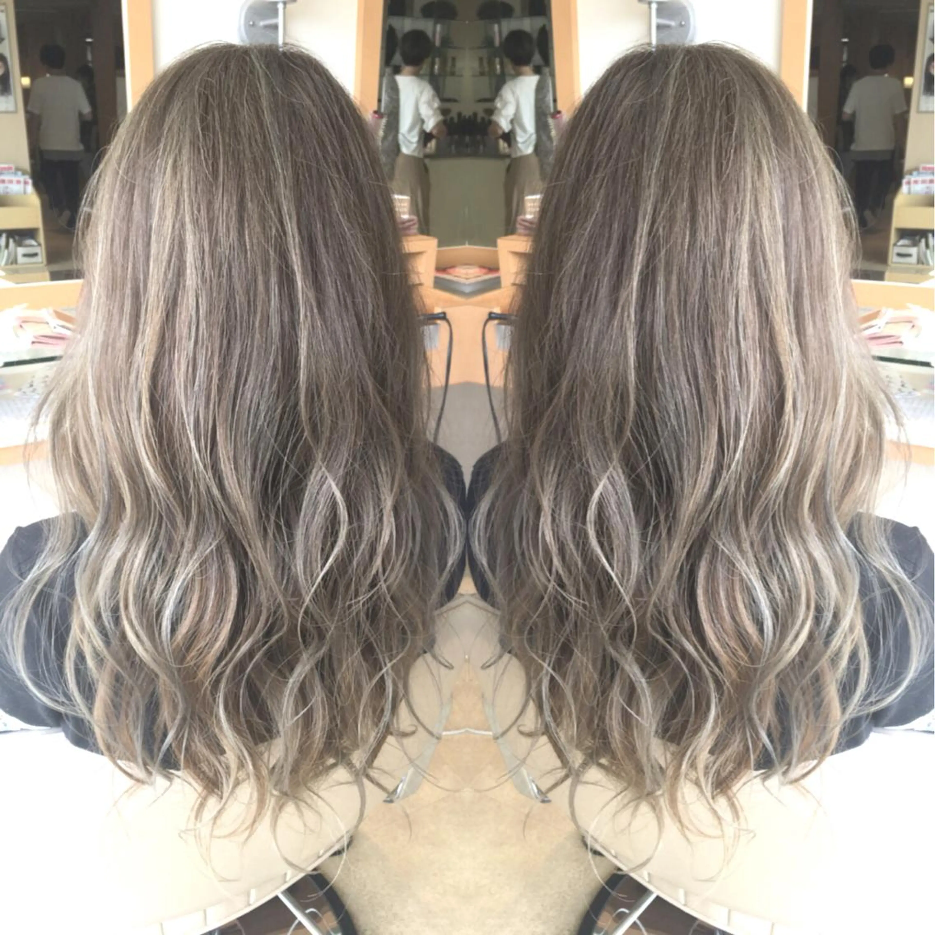 ロング カラー 🐝肥田 しょーと🐝のヘアスタイル