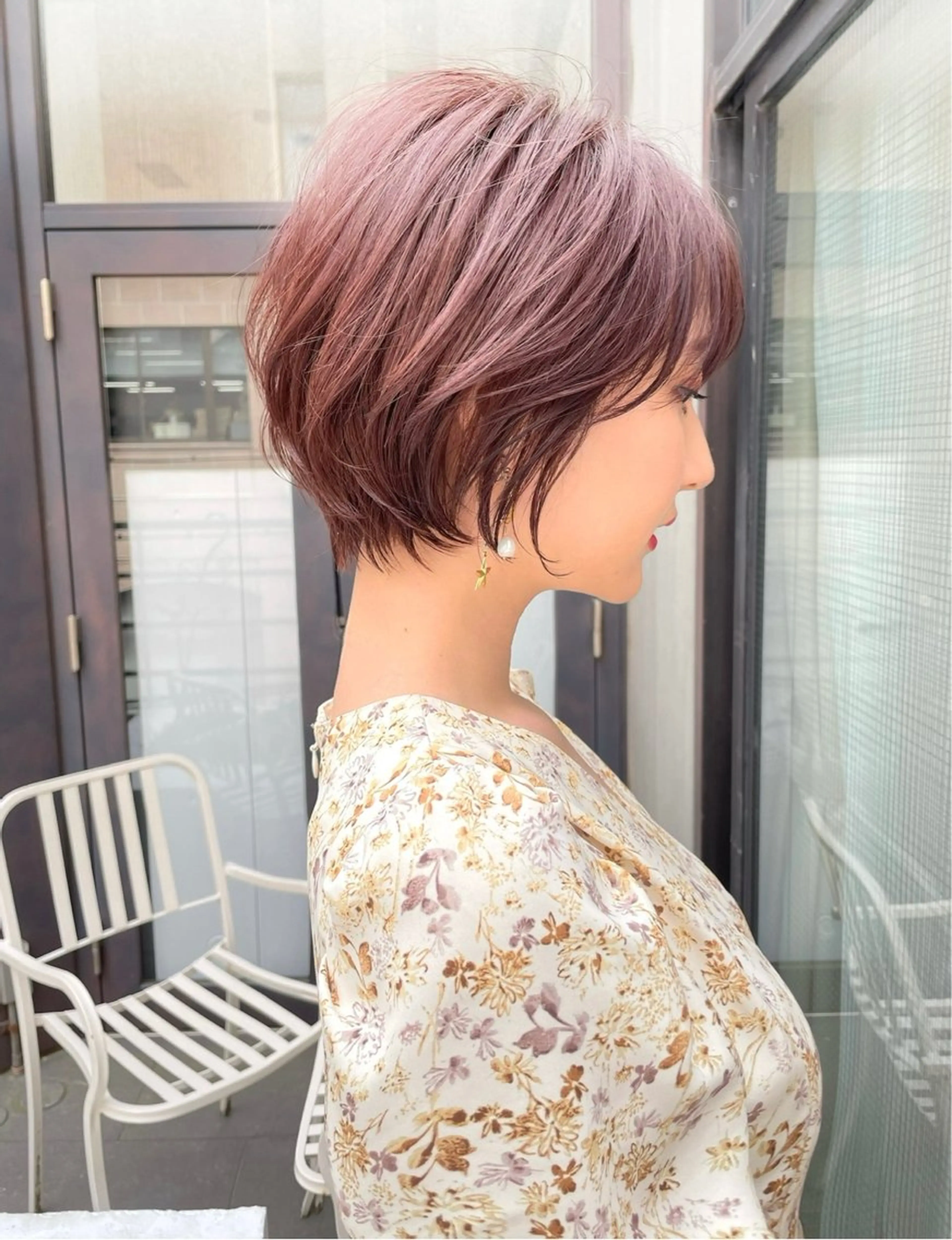 ショート 大阪/ショート 顔まわり/谷町のヘアスタイル