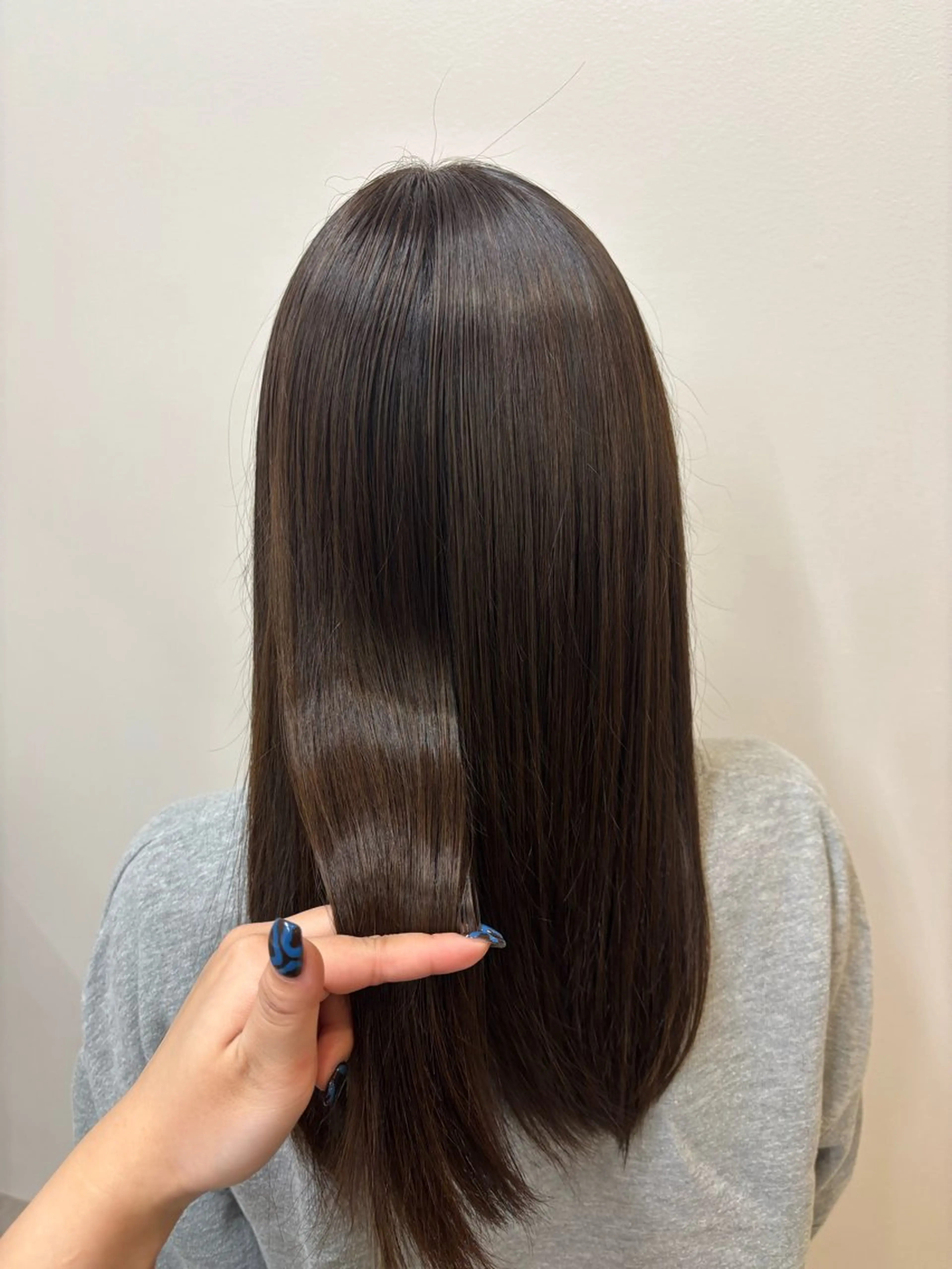 セミロング カラー カット ヘアカラー トリートメント ボブ/顔周りレイヤー 🎀momoka🎀のヘアスタイル