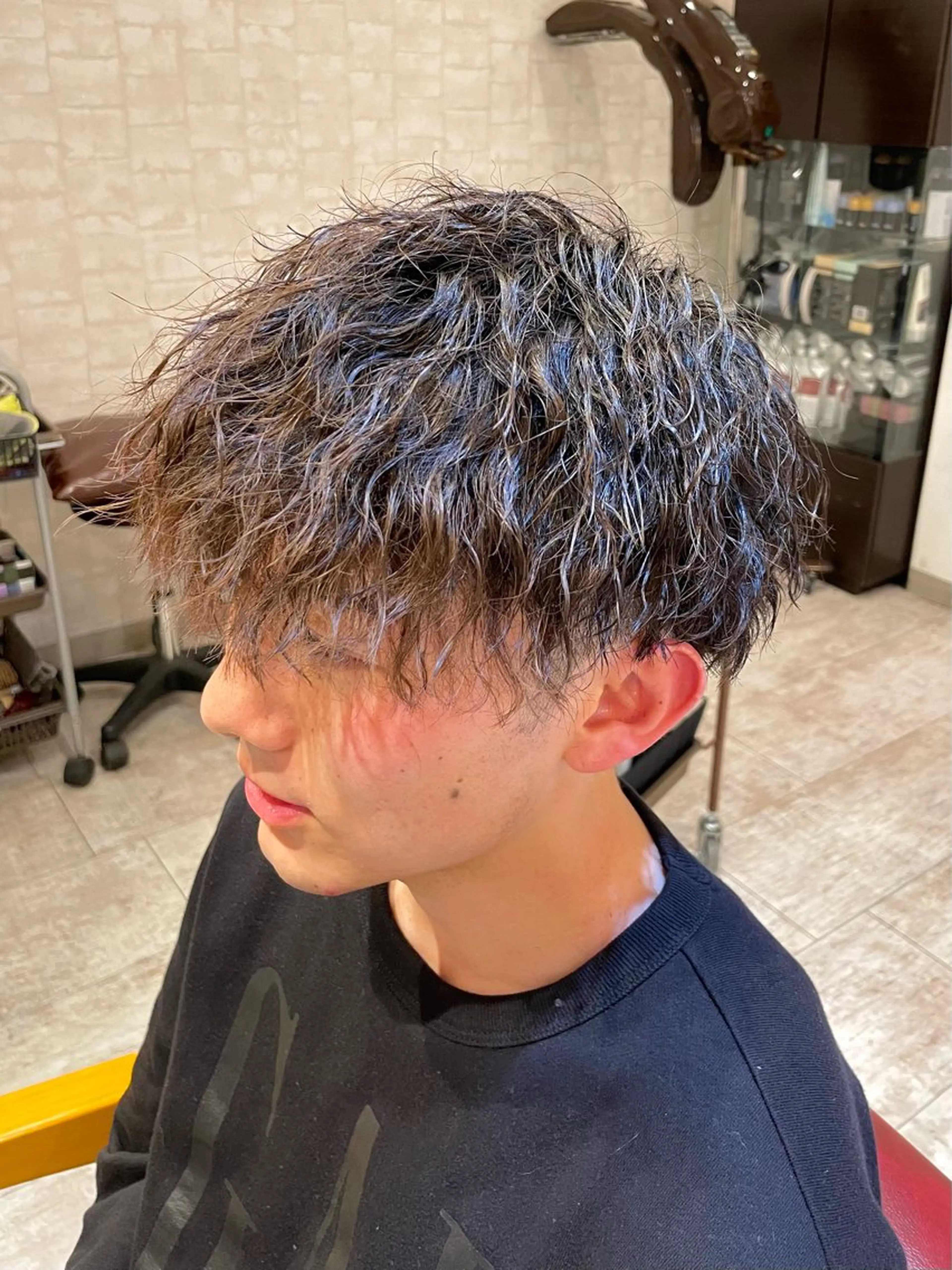 パーマ メンズ カット パーマ ✨髪質改善✨ HIROTOのヘアスタイル