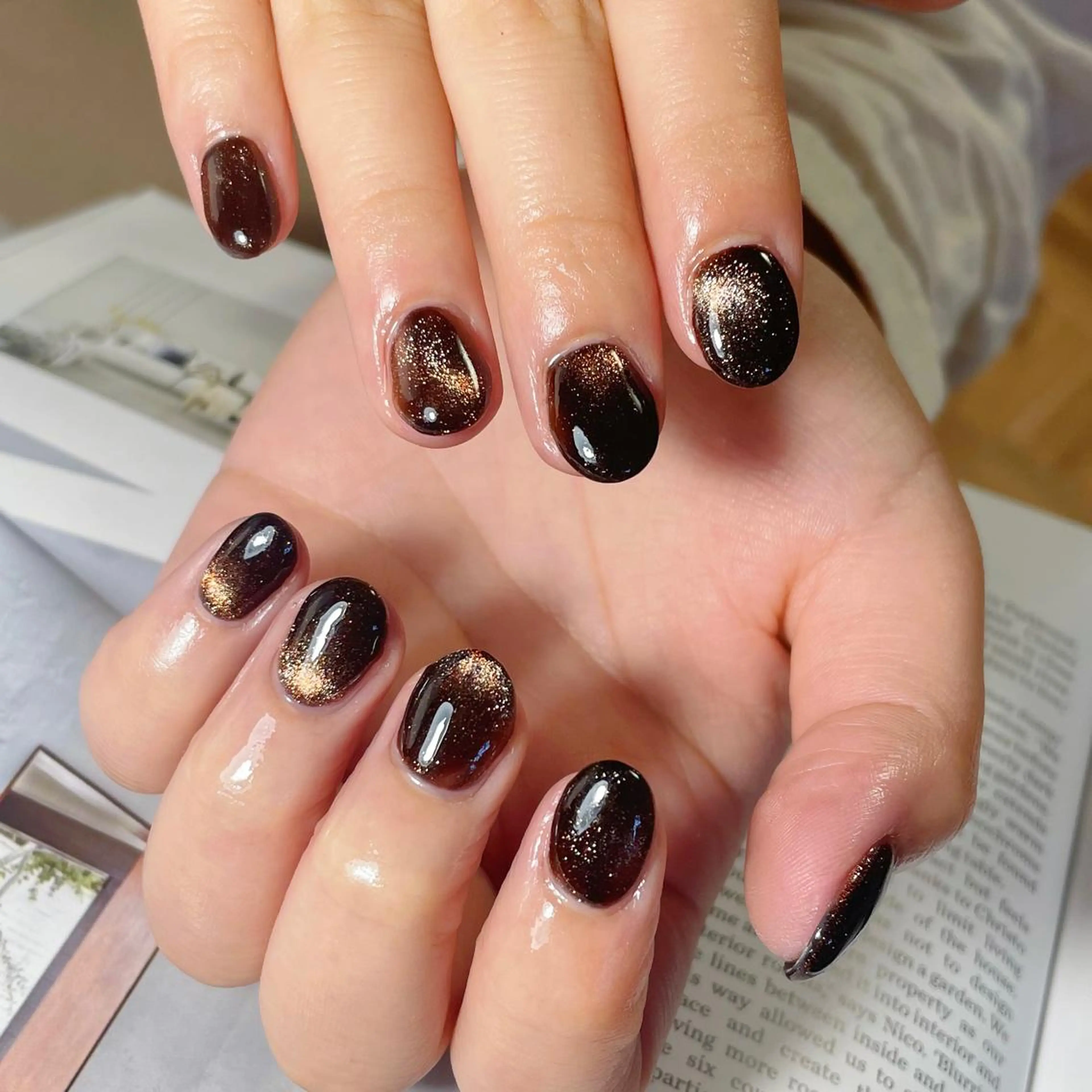 ネイル マグネットネイル Lofinails ちひろのネイルデザイン